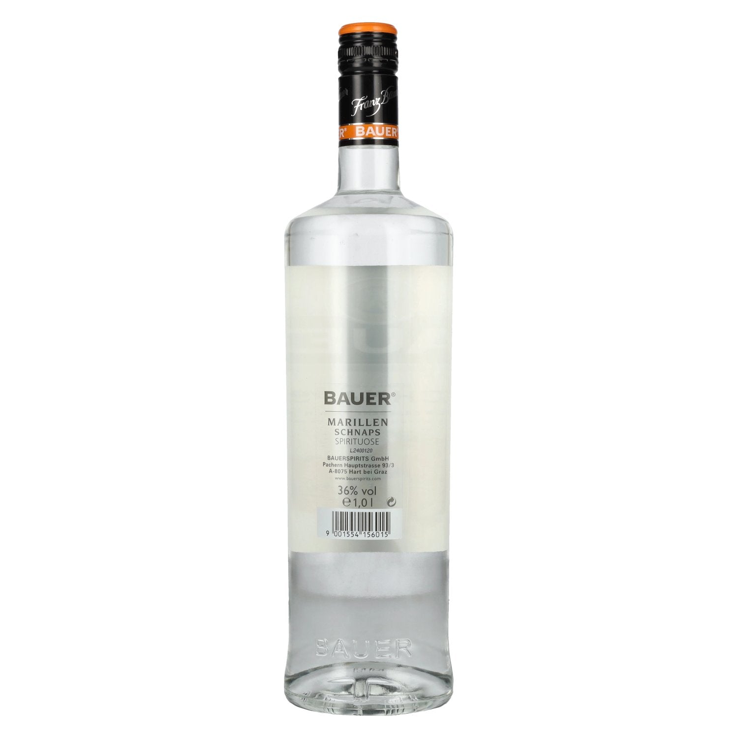 Bauer apricot schnapps 36% vol. 1l