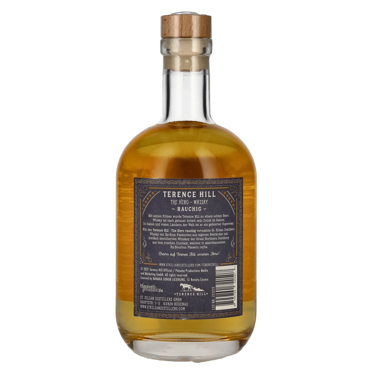 Terence Hill THE HERO Whisky Smoky 49% Vol. 0,7l