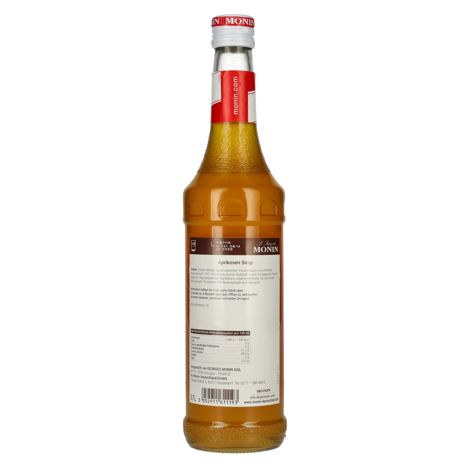 Le Sirop de Monin APRICOSE 0,7l