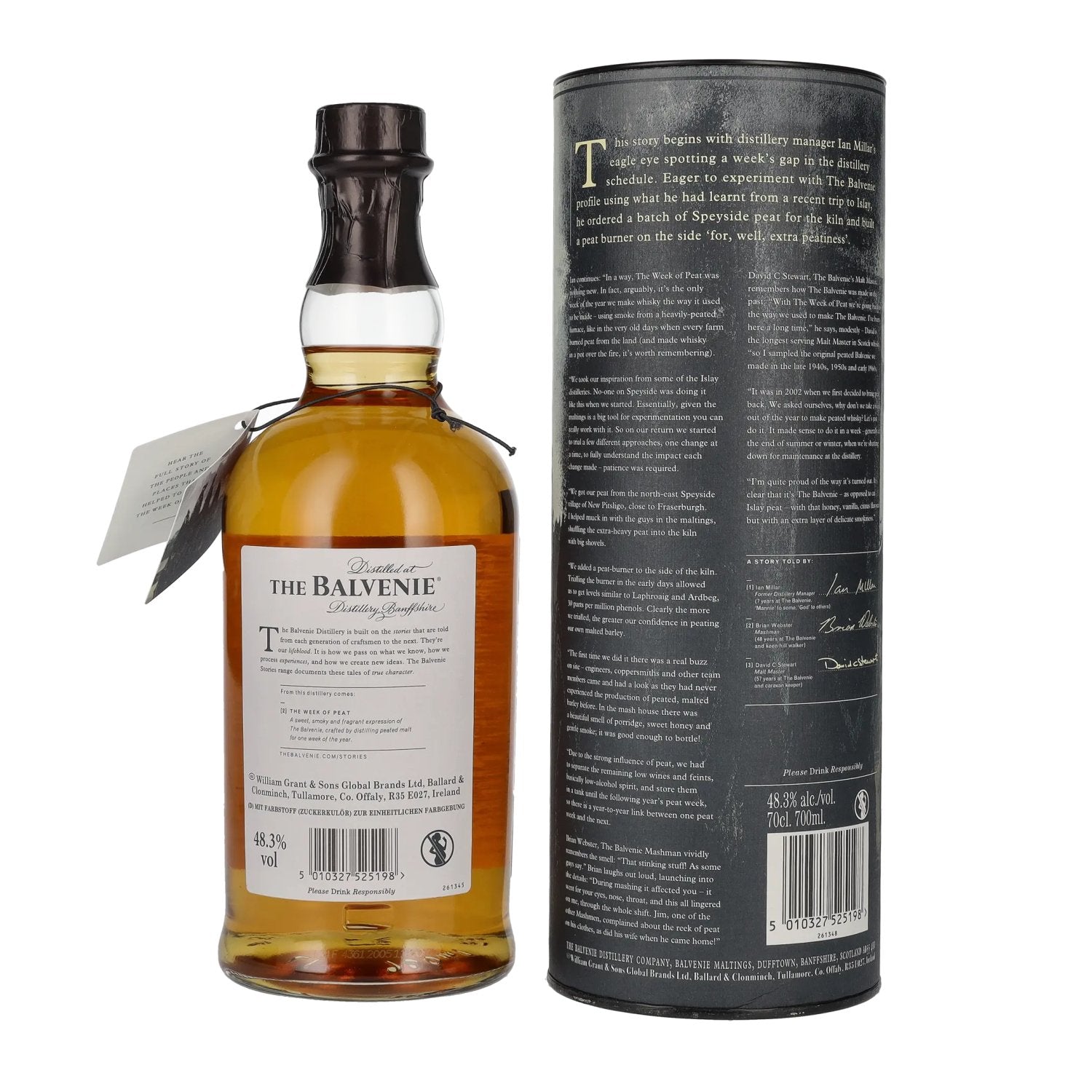 The Balvenie 14 Years Old The WEEK OF PEAT 48,3% Vol. 0,7l in Geschenkbox