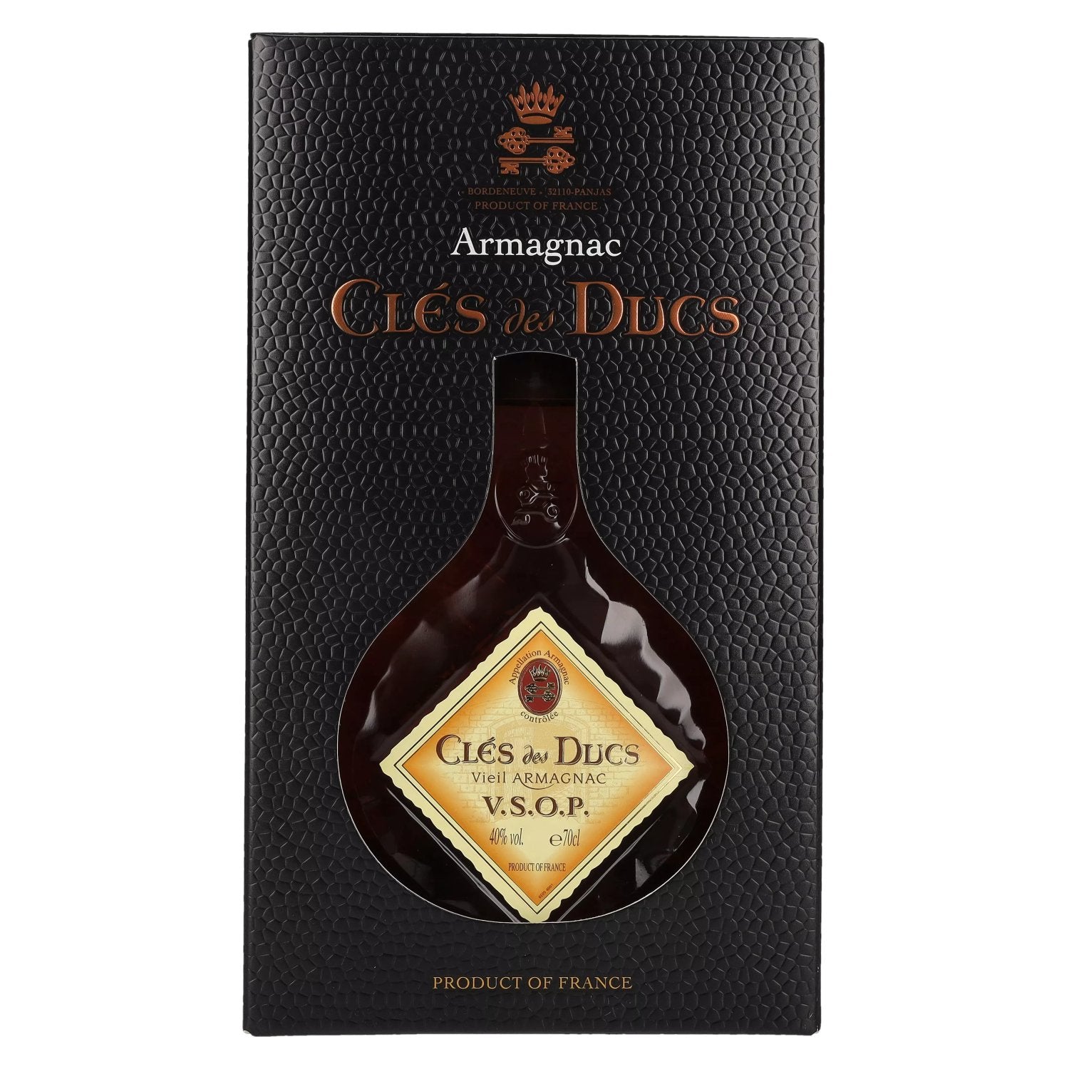 Clés des Ducs Vieil Armagnac V.S.O.P. 40% vol. 0,7l en coffret cadeau