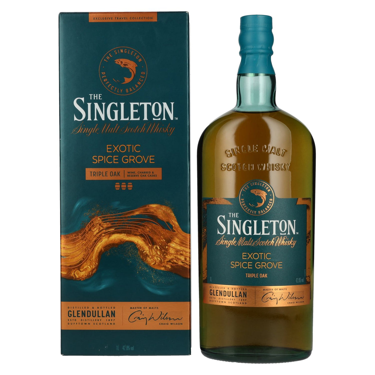 The Singleton Glendullan EXOTIC SPICE GROVE Single Malt Scotch Whisky 42,8% Vol. 1l en coffret cadeau