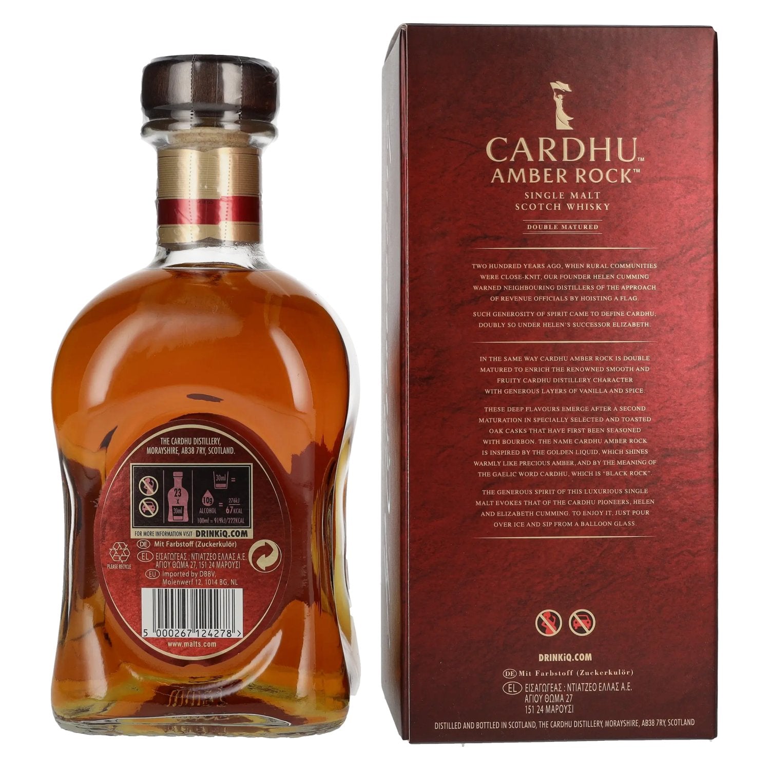 Cardhu AMBER ROCK Double Matured Single Malt 40% Vol. 0,7l in Geschenkbox