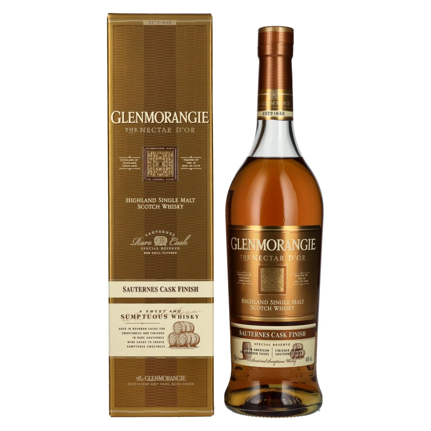 Glenmorangie THE NECTAR D'OR Highland Single Malt 46% Vol. 0,7l in gift box