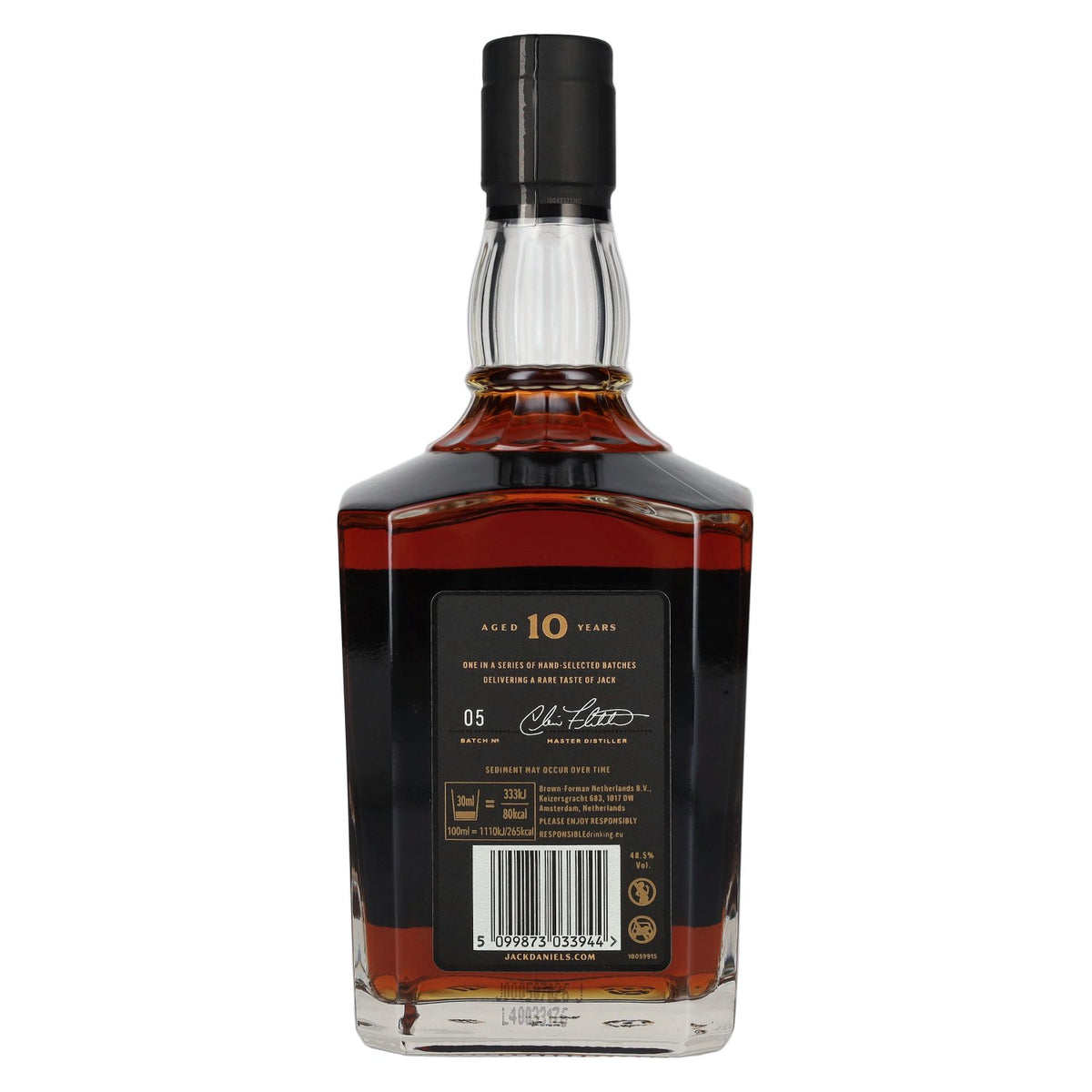 Jack Daniel's 10-Year-Old Tennessee Whiskey Batch 05 48.5% ABV 0.7l
