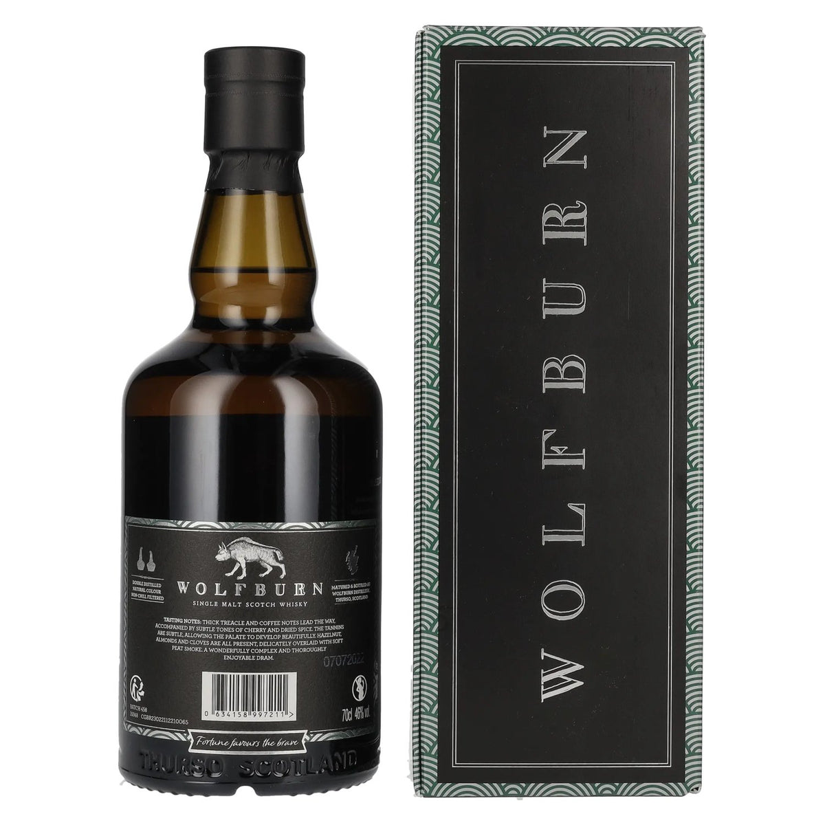 Wolfburn N°458 Single Malt Scotch Whisky Small Batch Release 46% Vol. 0,7l in Geschenkbox