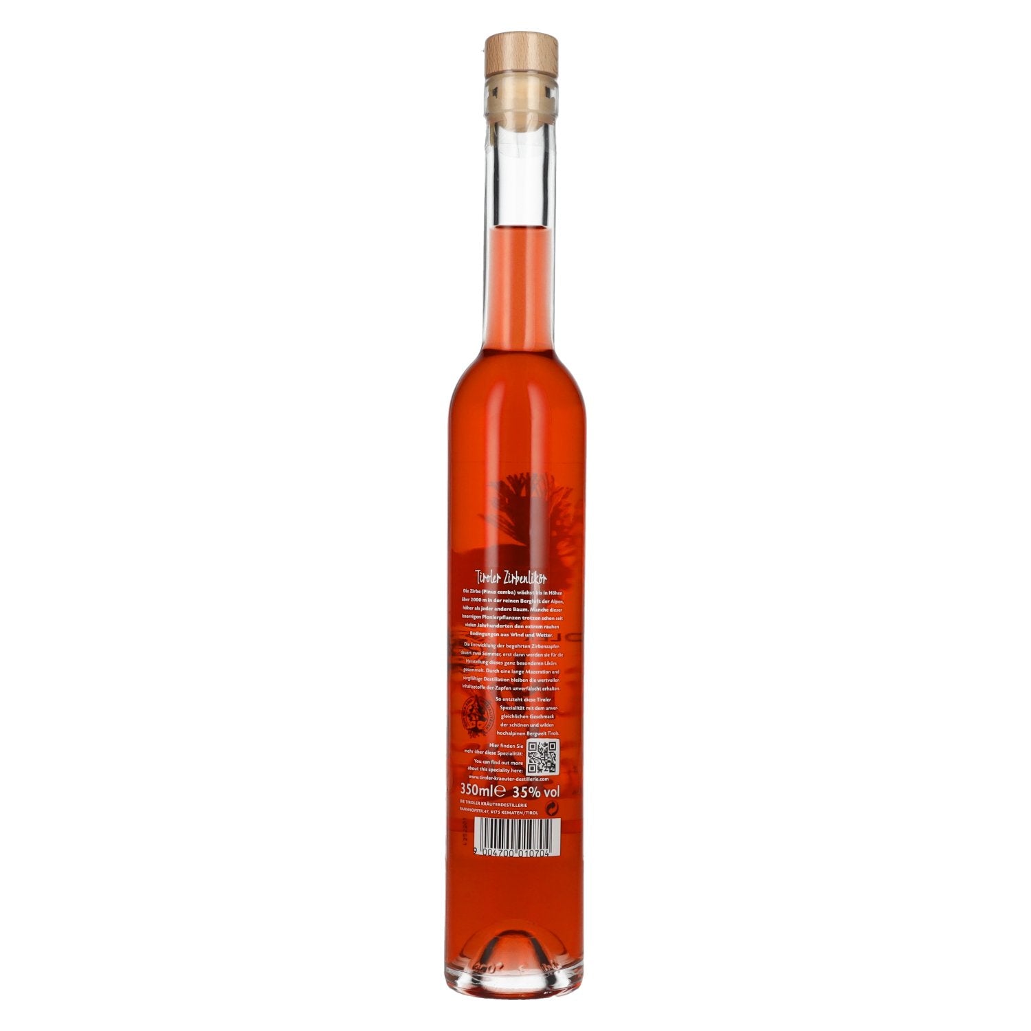 Tiroler Kräuterdestillerie Tiroler Zirben Liqueur 35% vol. 0,35l