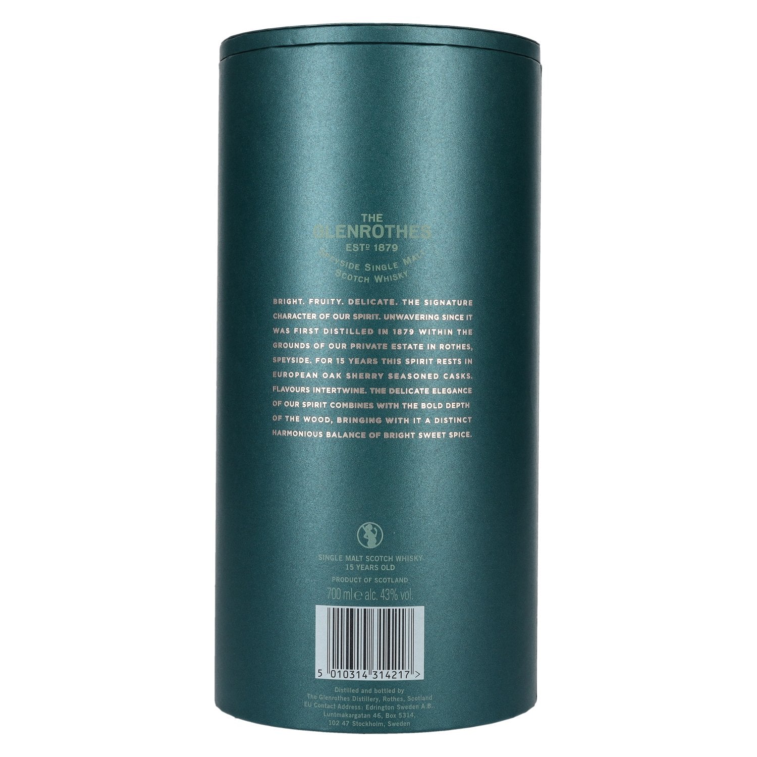 The Glenrothes The 15 Speyside Single Malt 43% Vol. 0,7l en coffret cadeau