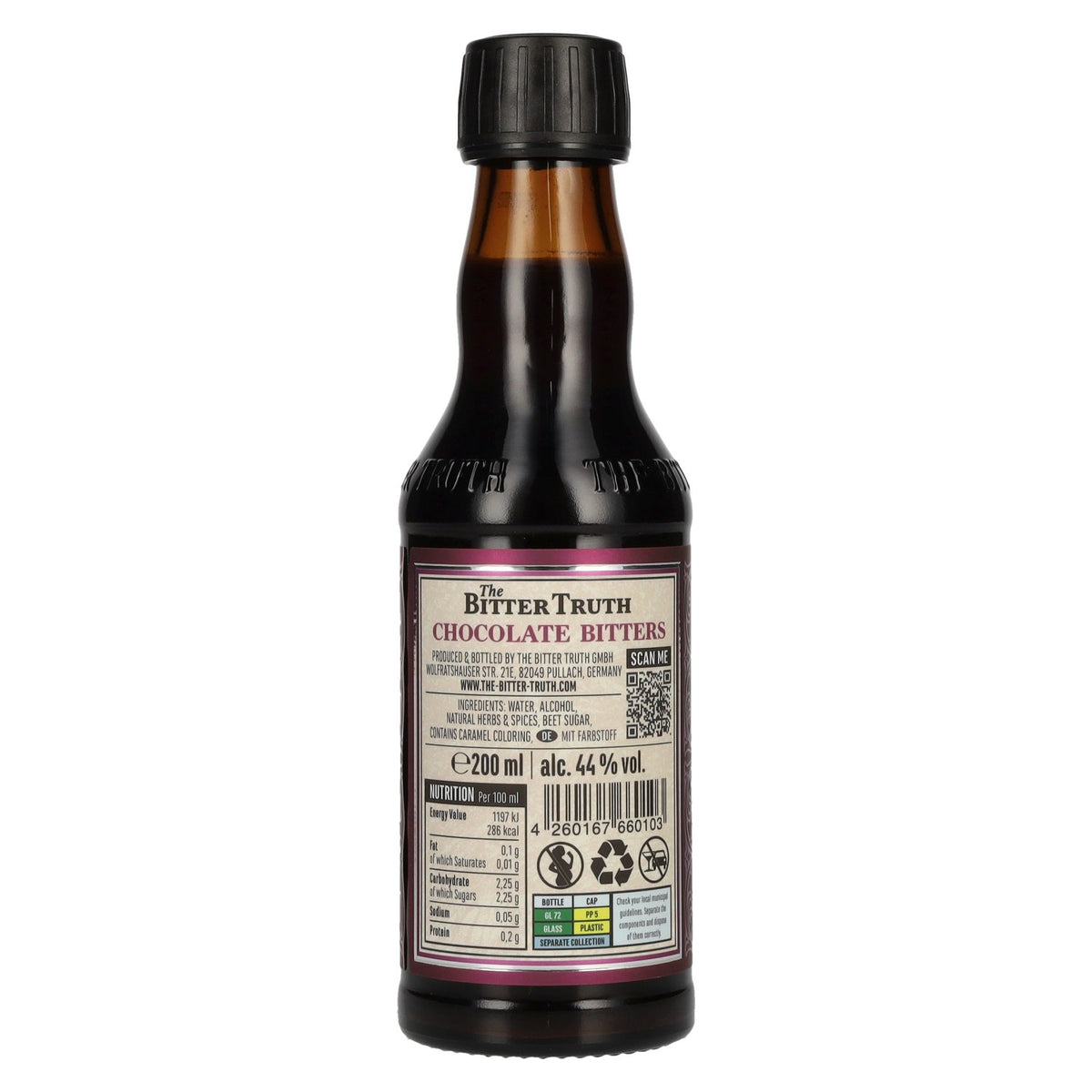 The Bitter Truth Spiced Chocolate 44 % vol., 0,2 l