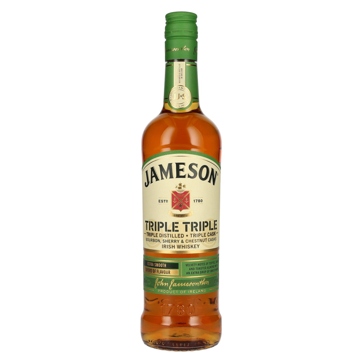 Jameson TRIPLE TRIPLE Chestnut Cask Irish Whiskey Édition limitée 40 % vol. 0,7 l