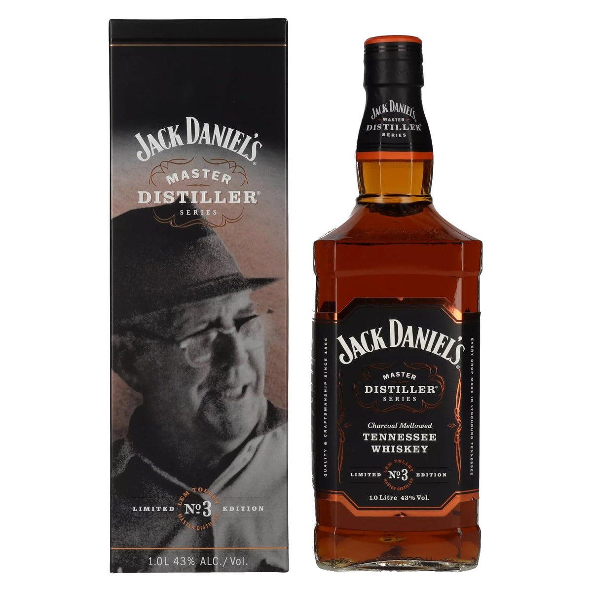 Jack Daniel's MASTER DISTILLER Series No. 3 Limited Edition 43% Vol. 1l in Geschenkbox