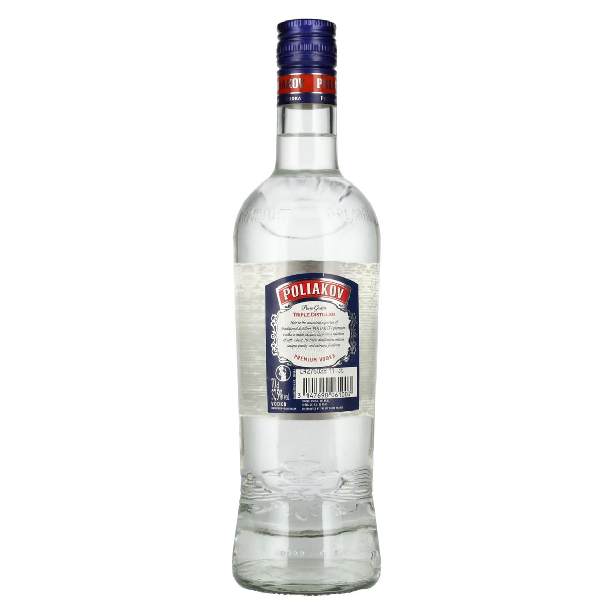Poliakov Triple Distilled Premium Vodka 37,5% Vol. 0,7l
