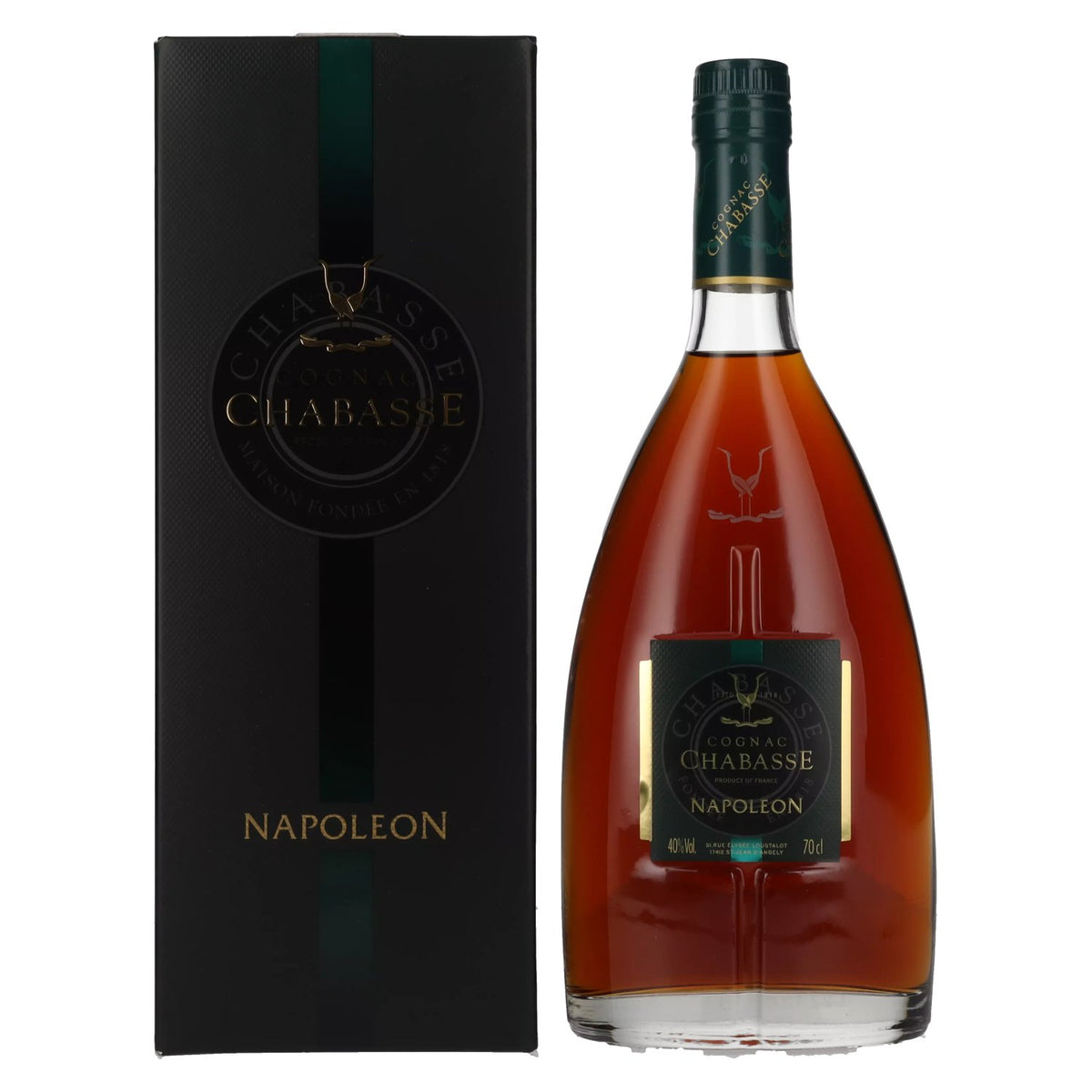 Chabasse NAPOLEON Cognac 40% vol. 0,7l en coffret cadeau