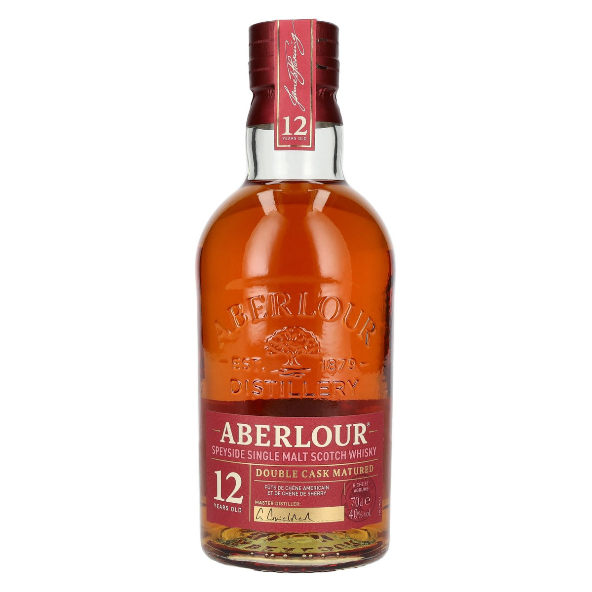 Aberlour 12 ans d'âge, vieilli en double fût, 40 % vol., 0,7 l