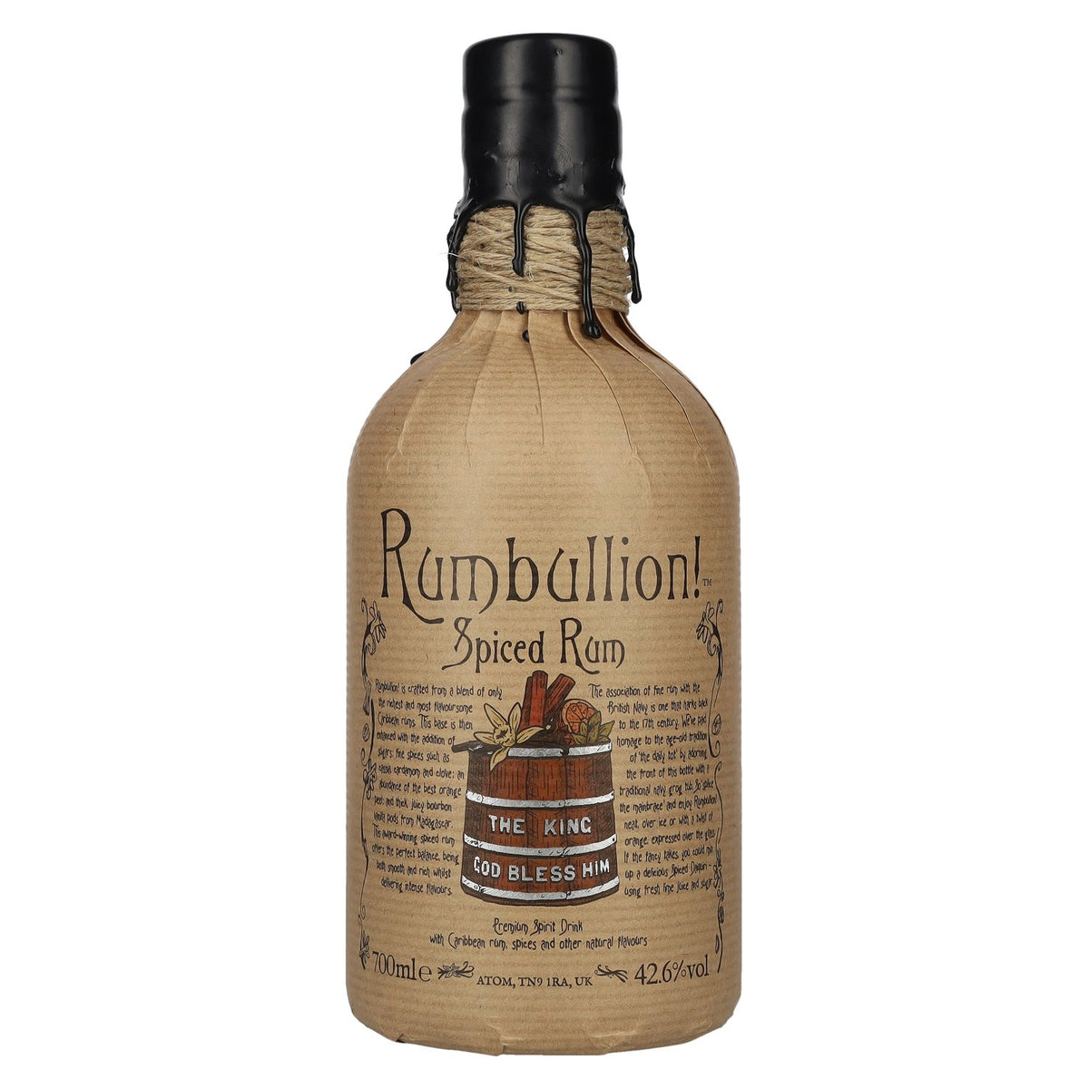 Rumbullion! Premium Spirit Drink 42.6% ABV 0.7l