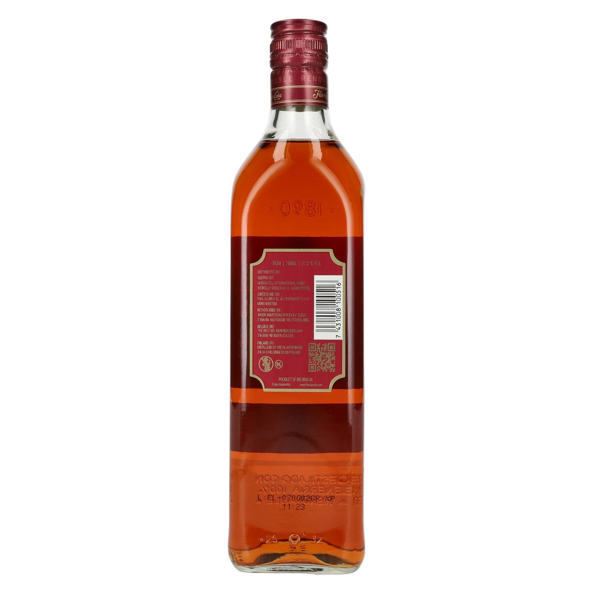 Flor de Caña 7 Years Old GRAN RESERVA Aged Rum 37.5% vol. 0.7 l