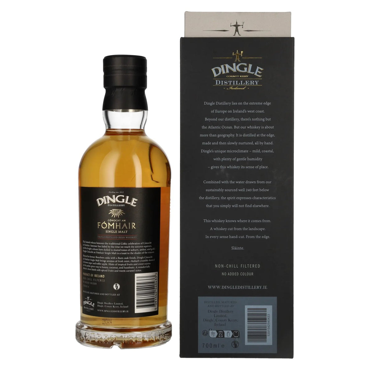 Dingle CÓNOCHT AN FÓMHAIR Single Malt Irish Whiskey Triple Distilled 50,5% Vol. 0,7l en coffret cadeau