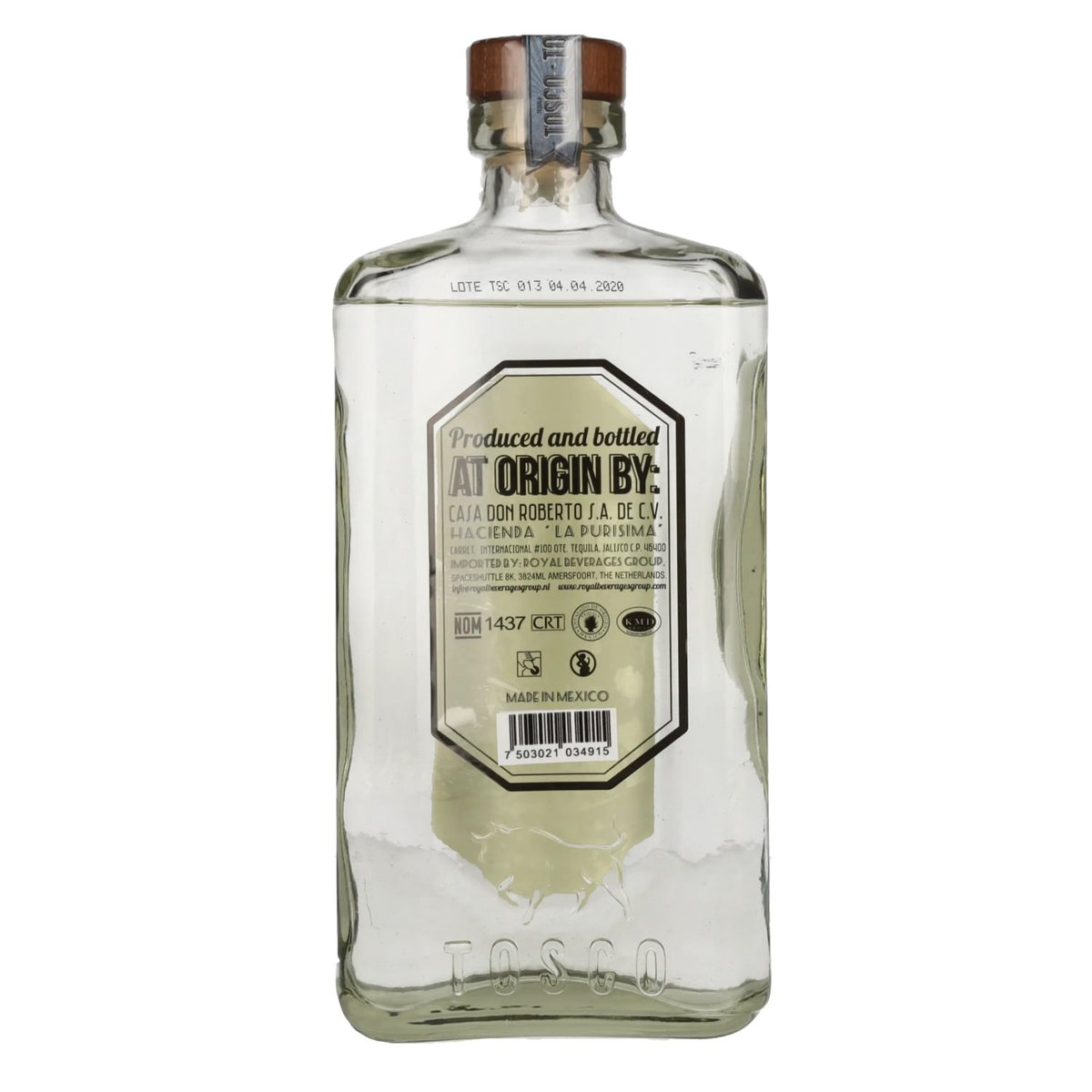 Don Roberto TOSCO AÑEJO CRISTALINO 100% agave 40% vol. 0,7l