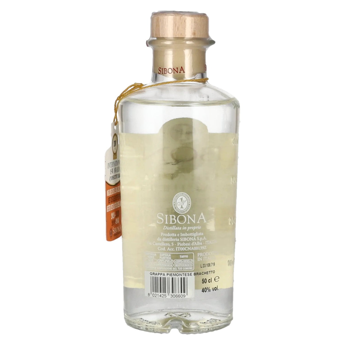 Sibona La Grappa di BRACHETTO 40% Vol. 0,5l