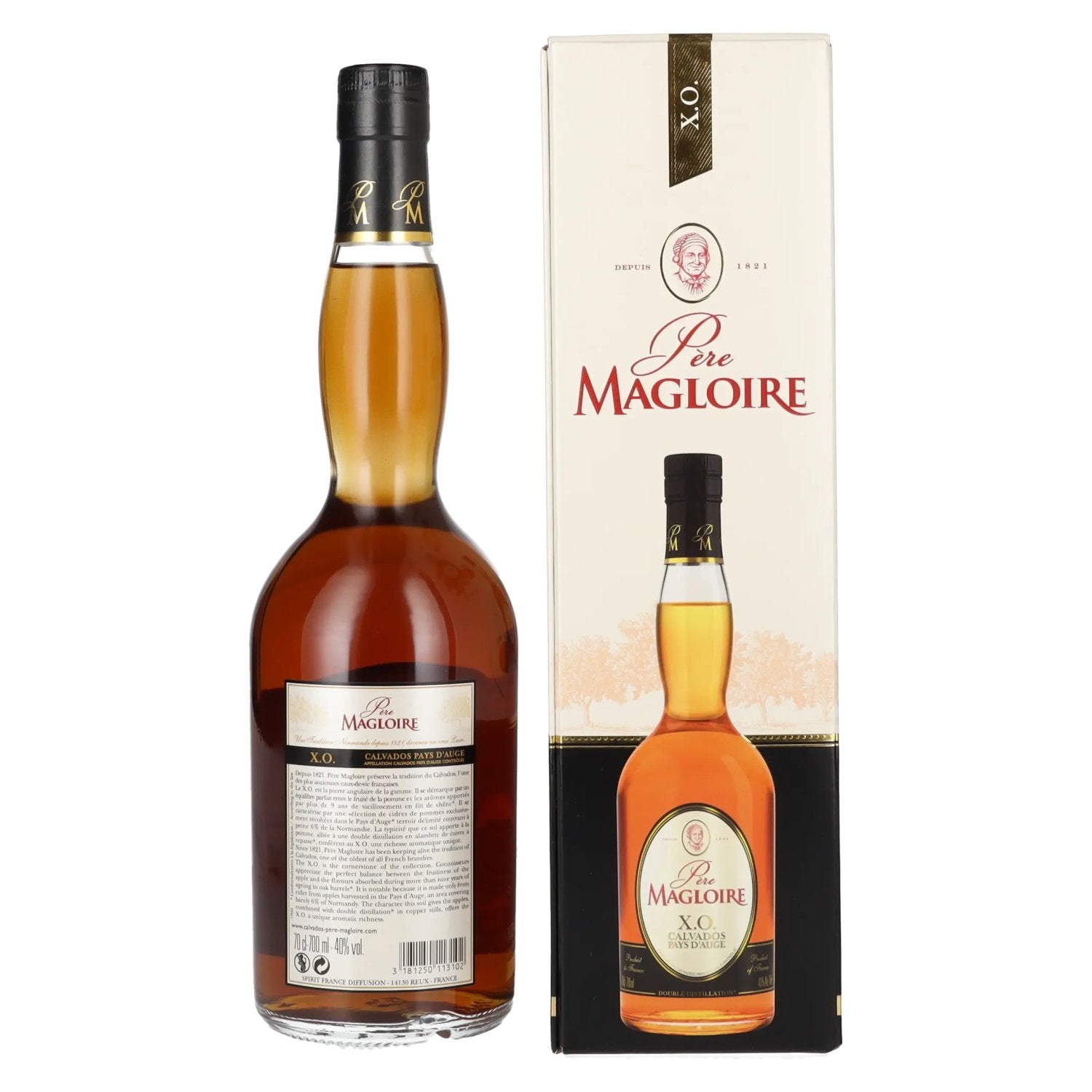 Père Magloire Calvados Pays D'Auge X.O. 40% Vol. 0,7l in gift box