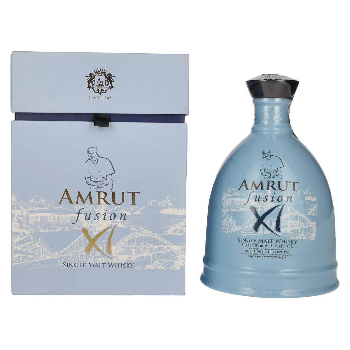 Amrut FUSION XI Single Malt Whisky 50% Vol. 0,7l in gift box