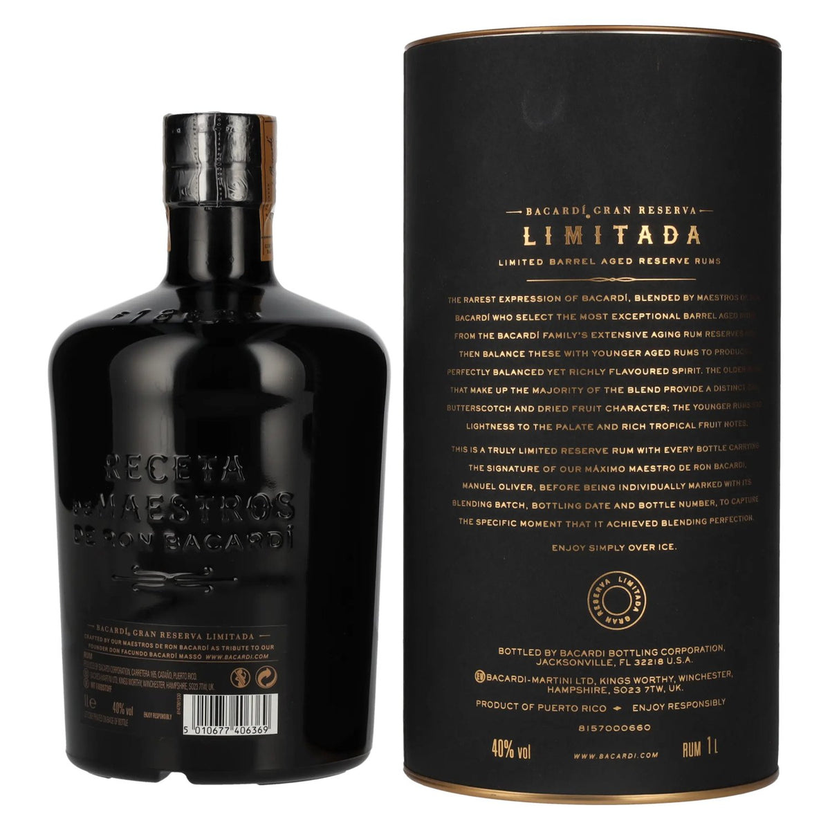 Bacardi Gran Reserva LIMITADA Limited Batch Rum 40% Vol. 1l in gift box