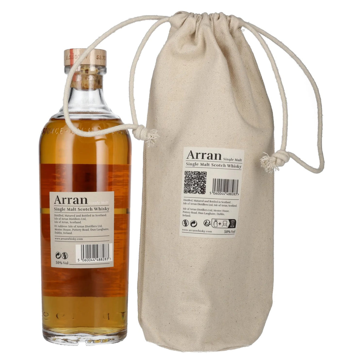 The Arran Malt Signature Series 2 BARREL BONFIRE Single Malt Scotch Whisky 50% Vol. 0,7l im Leinensackerl