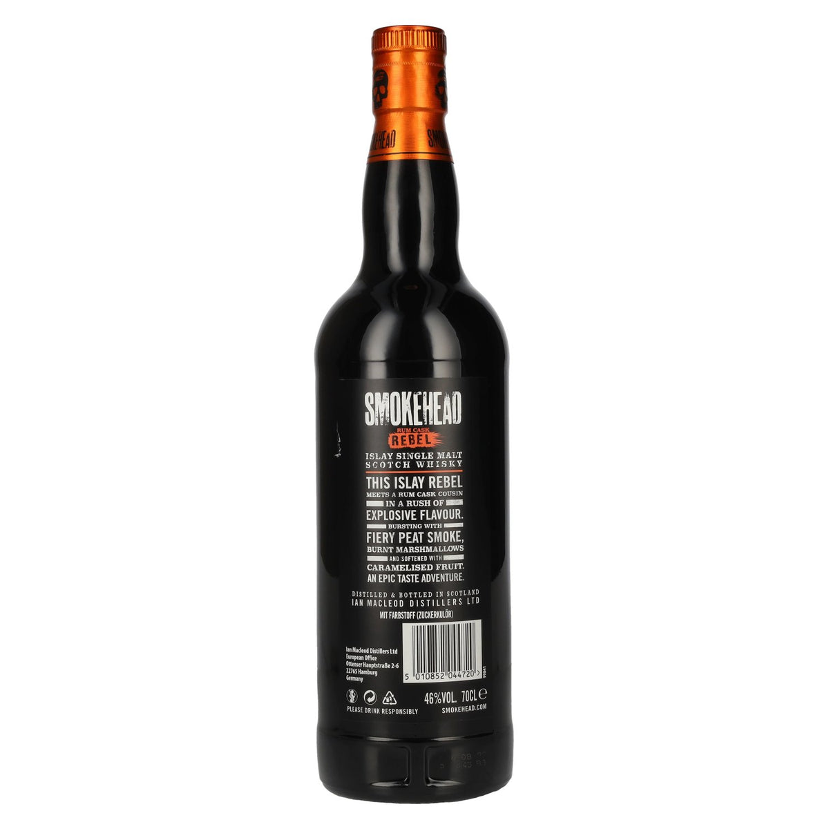 Smokehead RUM REBEL Islay Single Malt Scotch Whisky 46% Vol. 0,7l