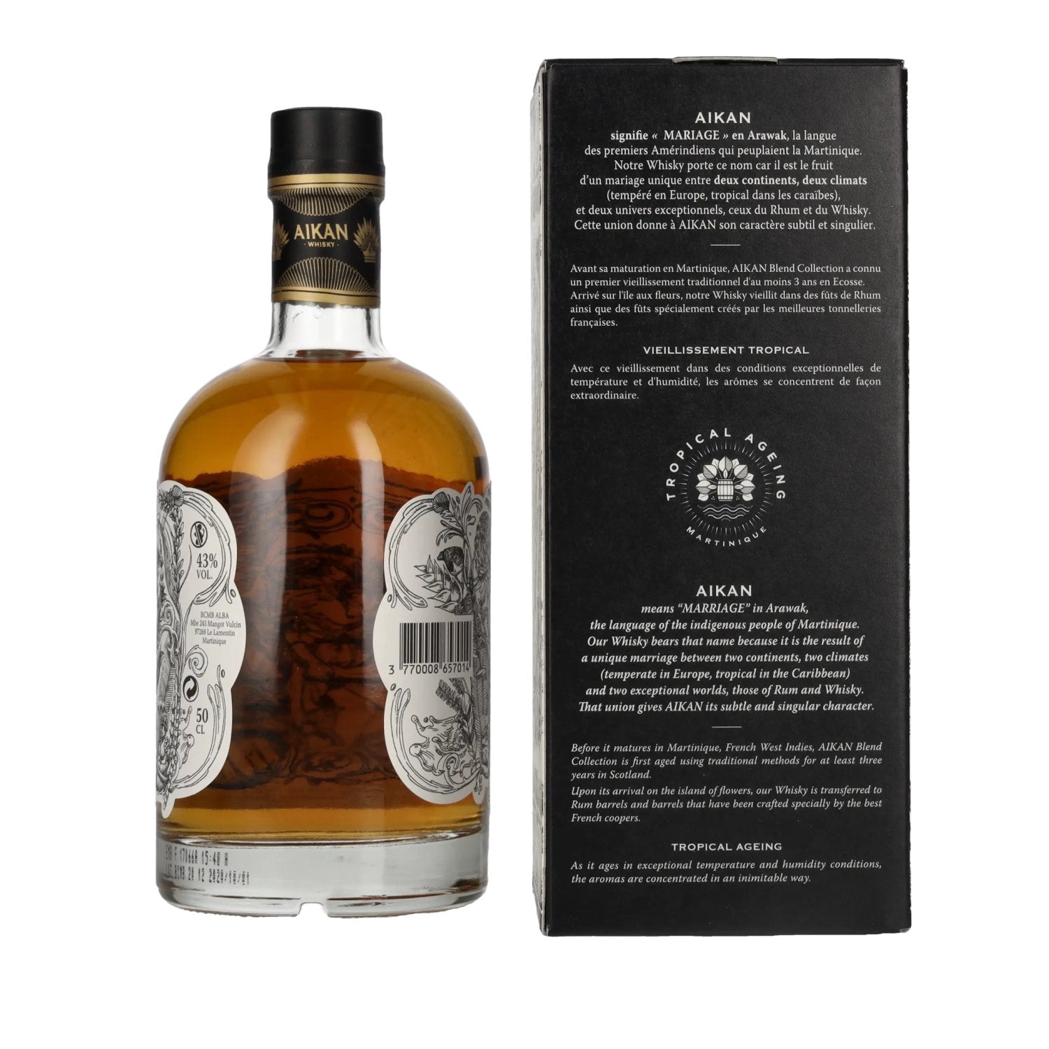 Aikan Whisky Blend Collection Batch No. 3 43% vol. 0,5l en coffret cadeau