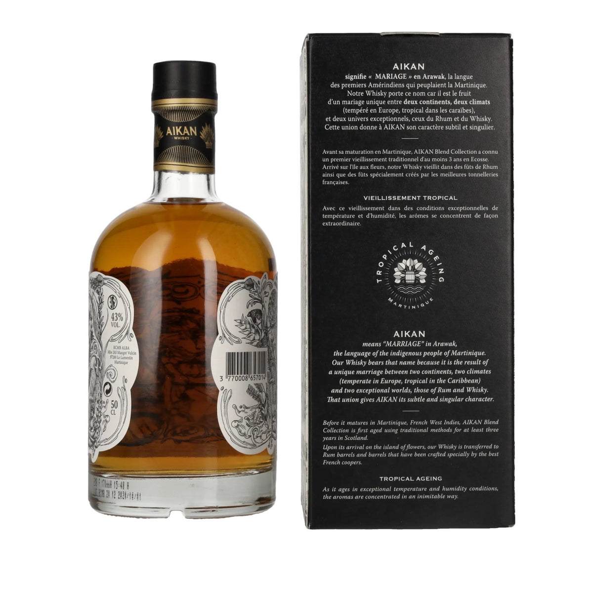 Aikan Whisky Blend Collection Batch No. 3 43% Vol. 0,5l in Geschenkbox