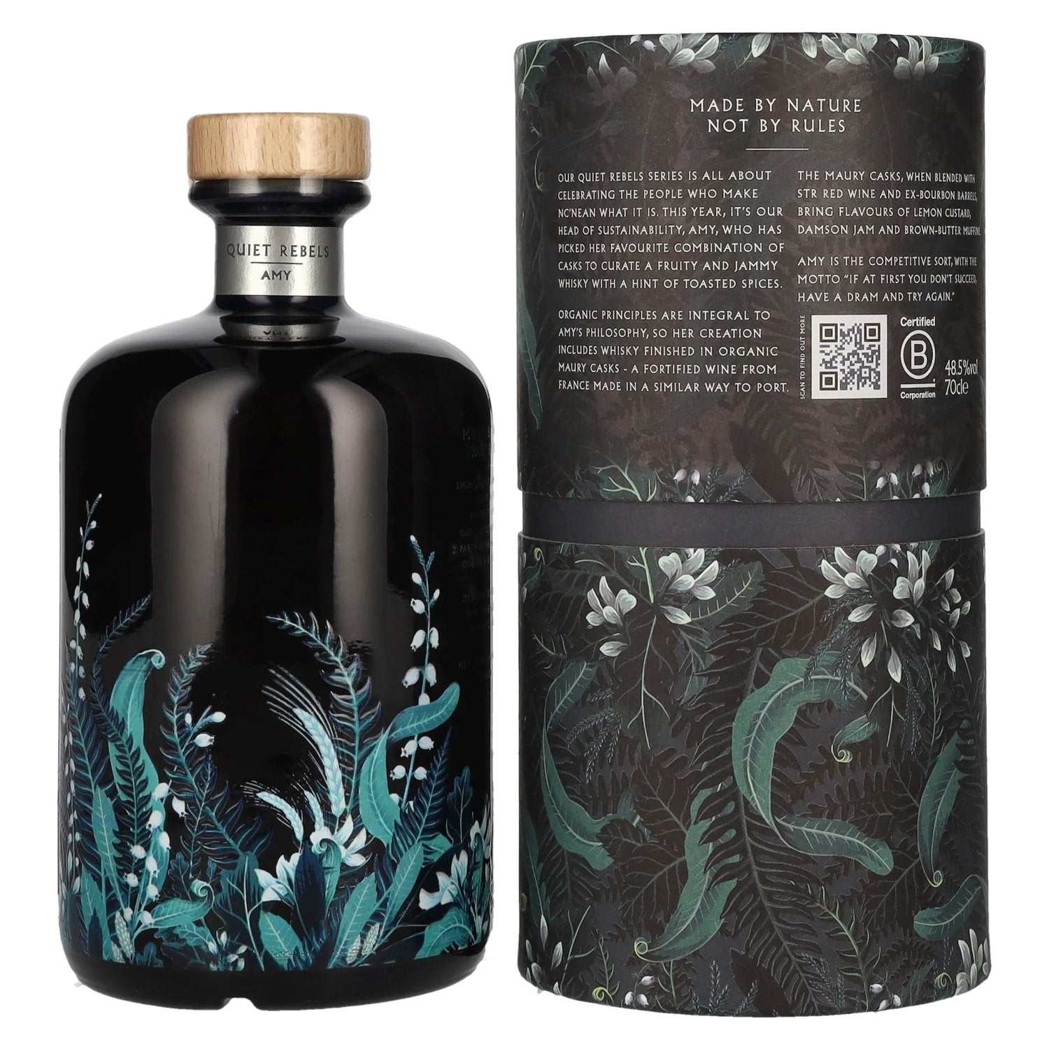 NC'NEAN QUIET REBELS - Amy Single Malt Scotch Whisky 48,5% Vol. 0,7l in Geschenkbox