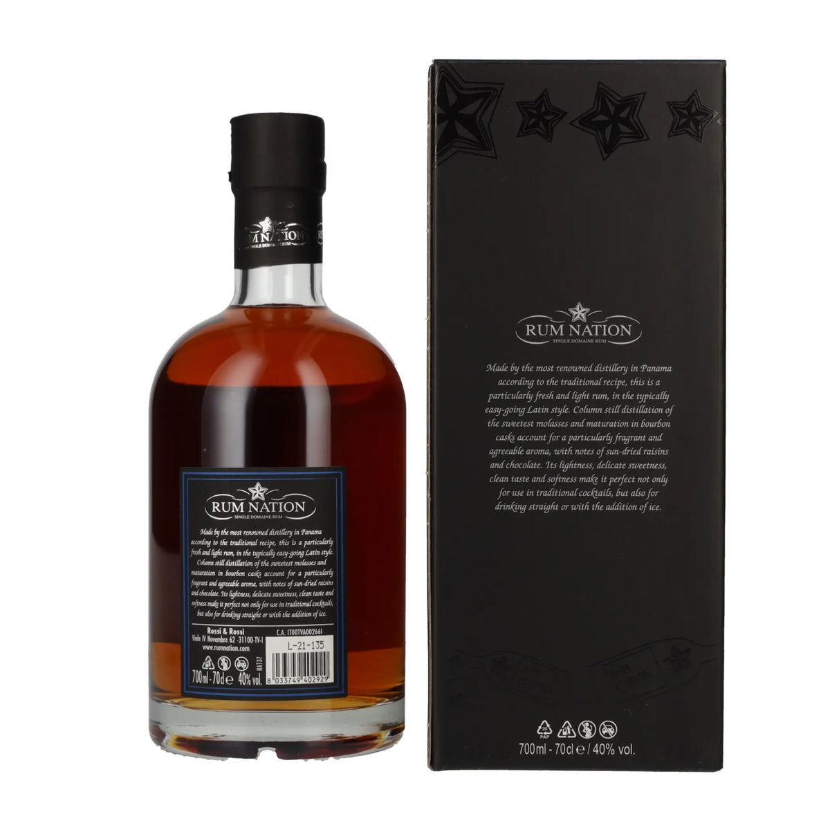 Rum Nation Panama 10 Years Old Limited Edition 40% Vol. 0,7l in Geschenkbox