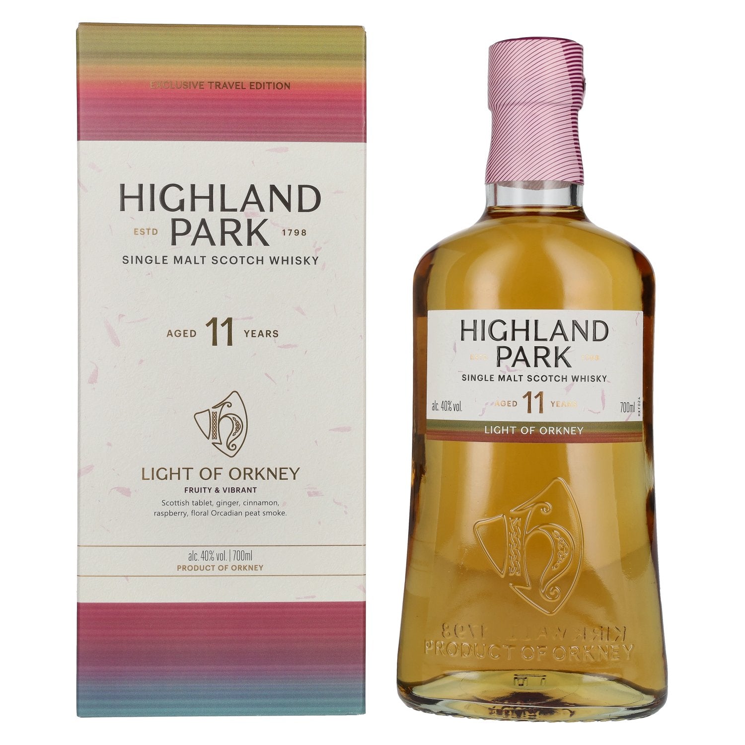 Highland Park 11 Years Old LIGHT OF ORKNEY Single Malt Scotch Whisky 40% Vol. 0,7l in Geschenkbox