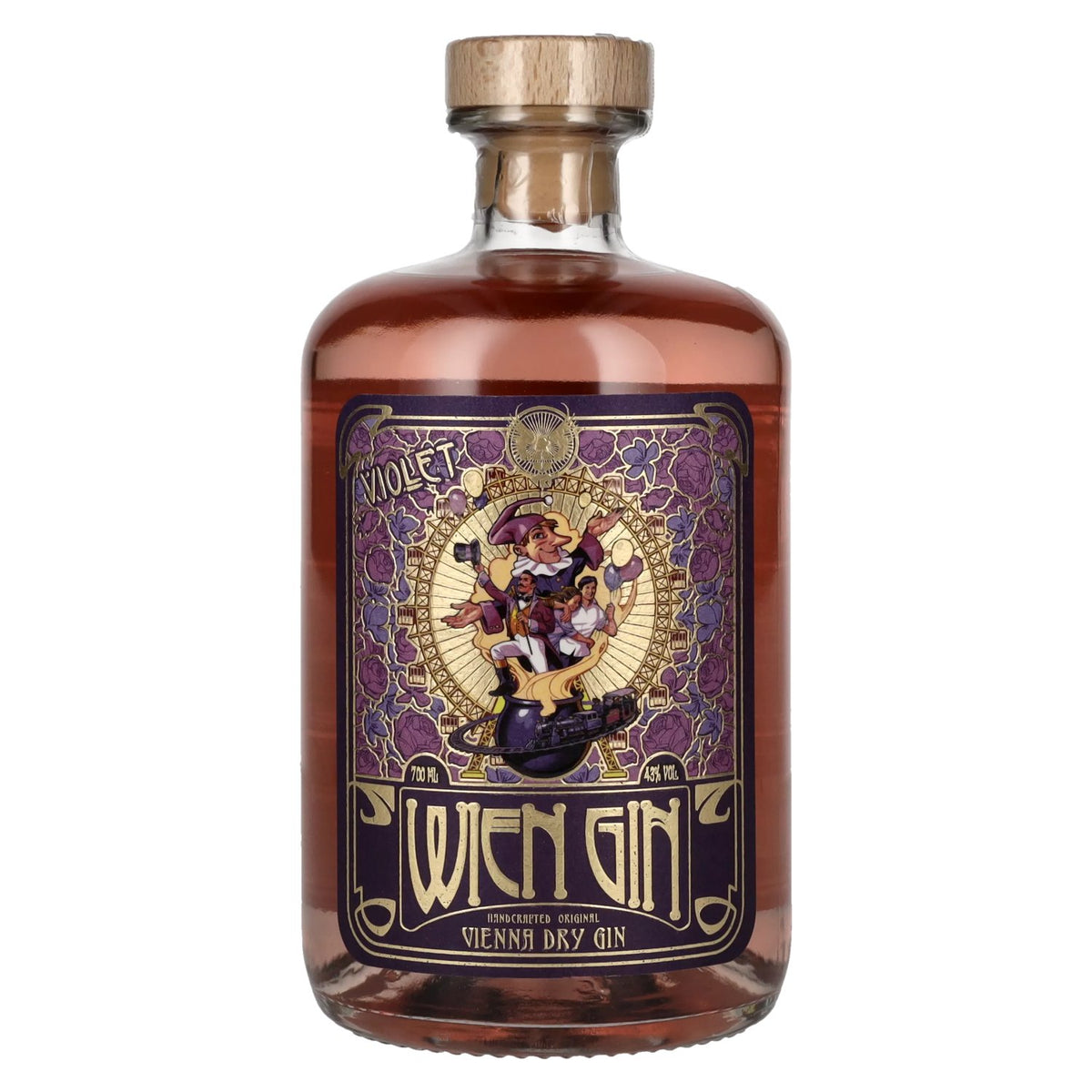 Wien Gin VIOLET Vienna Dry Gin 43% ABV 0.7l