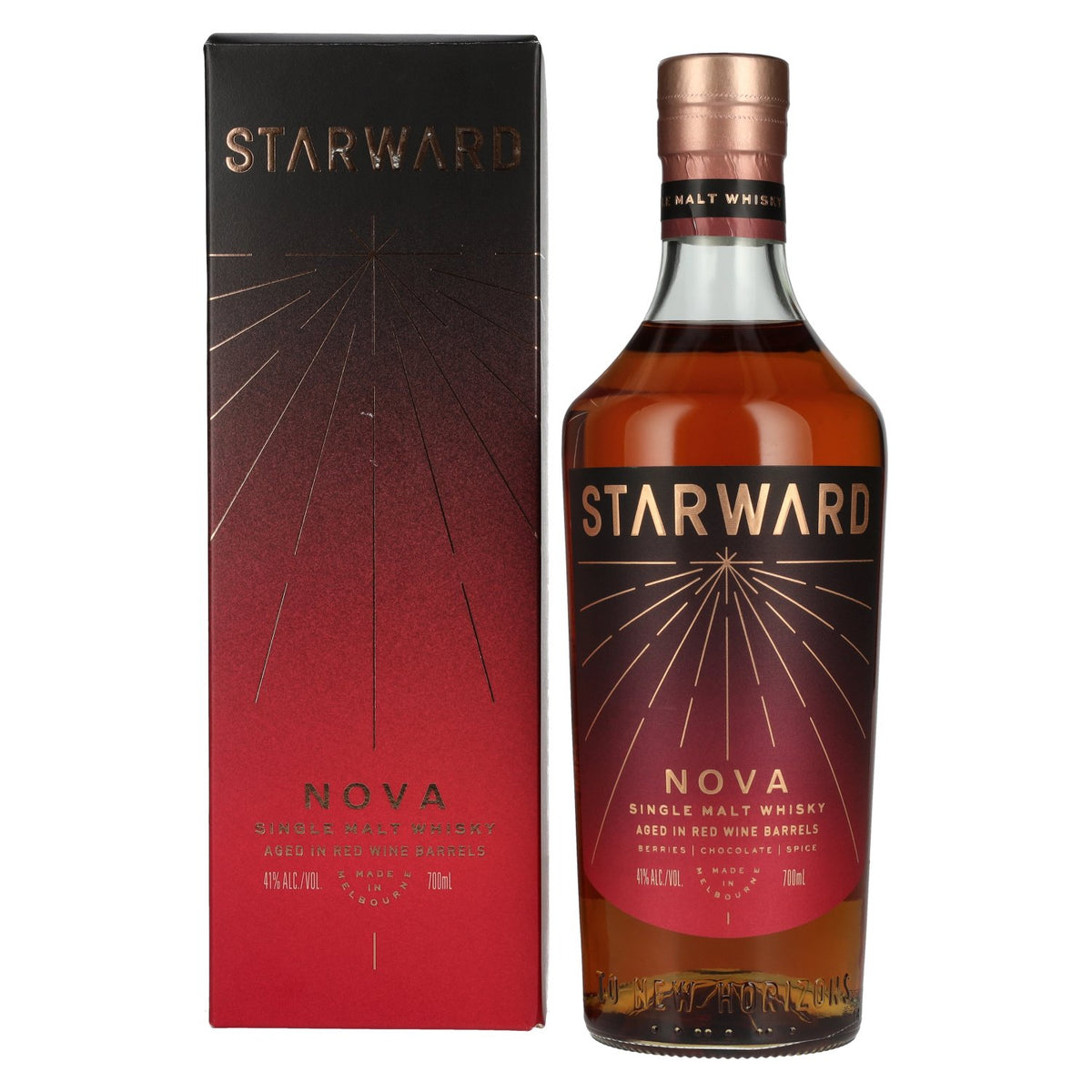 Starward NOVA Single Malt Australian Whisky 41% Vol. 0,7l en boîte cadeau