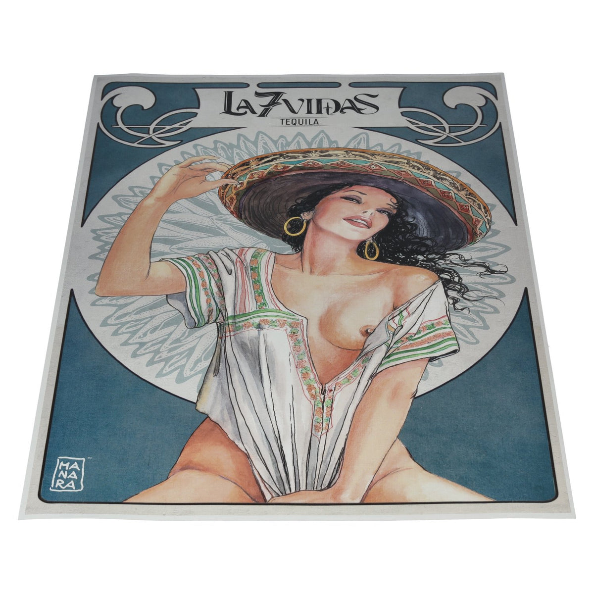 Poster La7Vidas Tequila 48x33 cm