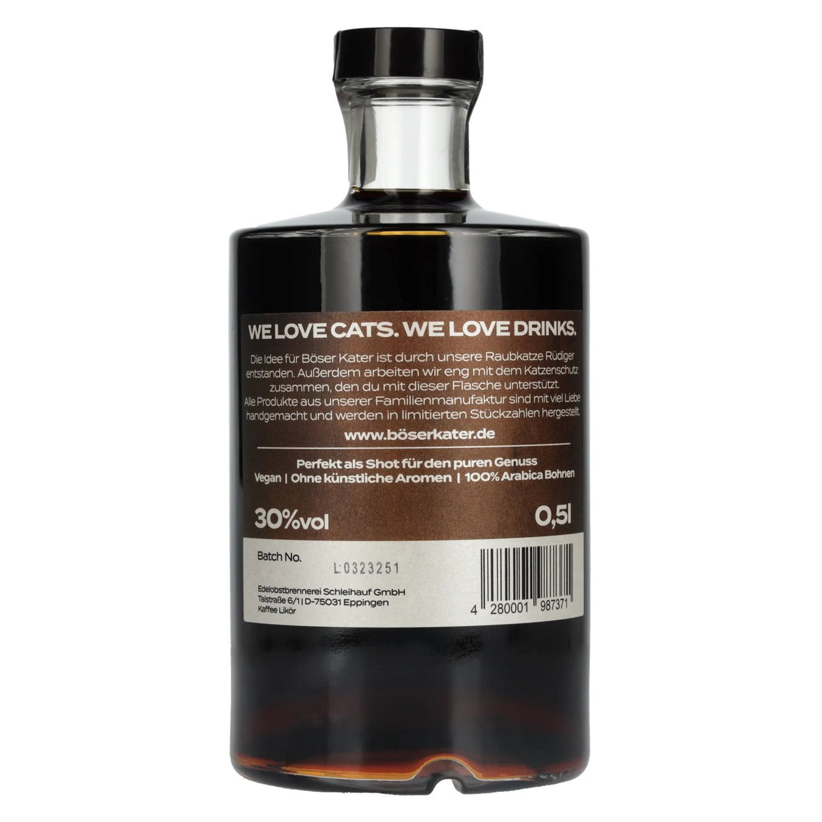 BÖSER KATER Royal Coffee Likör 30% Vol. 0,5l