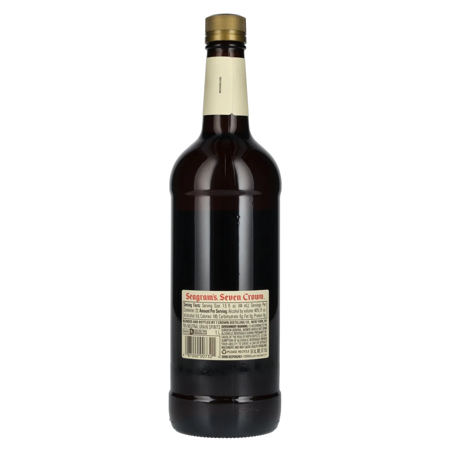 Seagram's 7 Crown American Blended Whiskey 40% Vol. 1l
