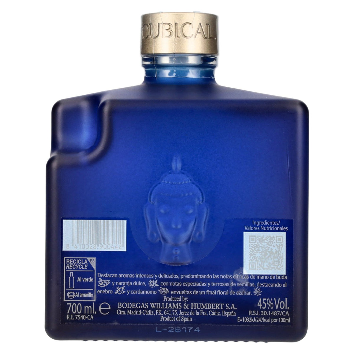 Cubical Ultra Premium London Dry Gin 45% vol. 0,7l
