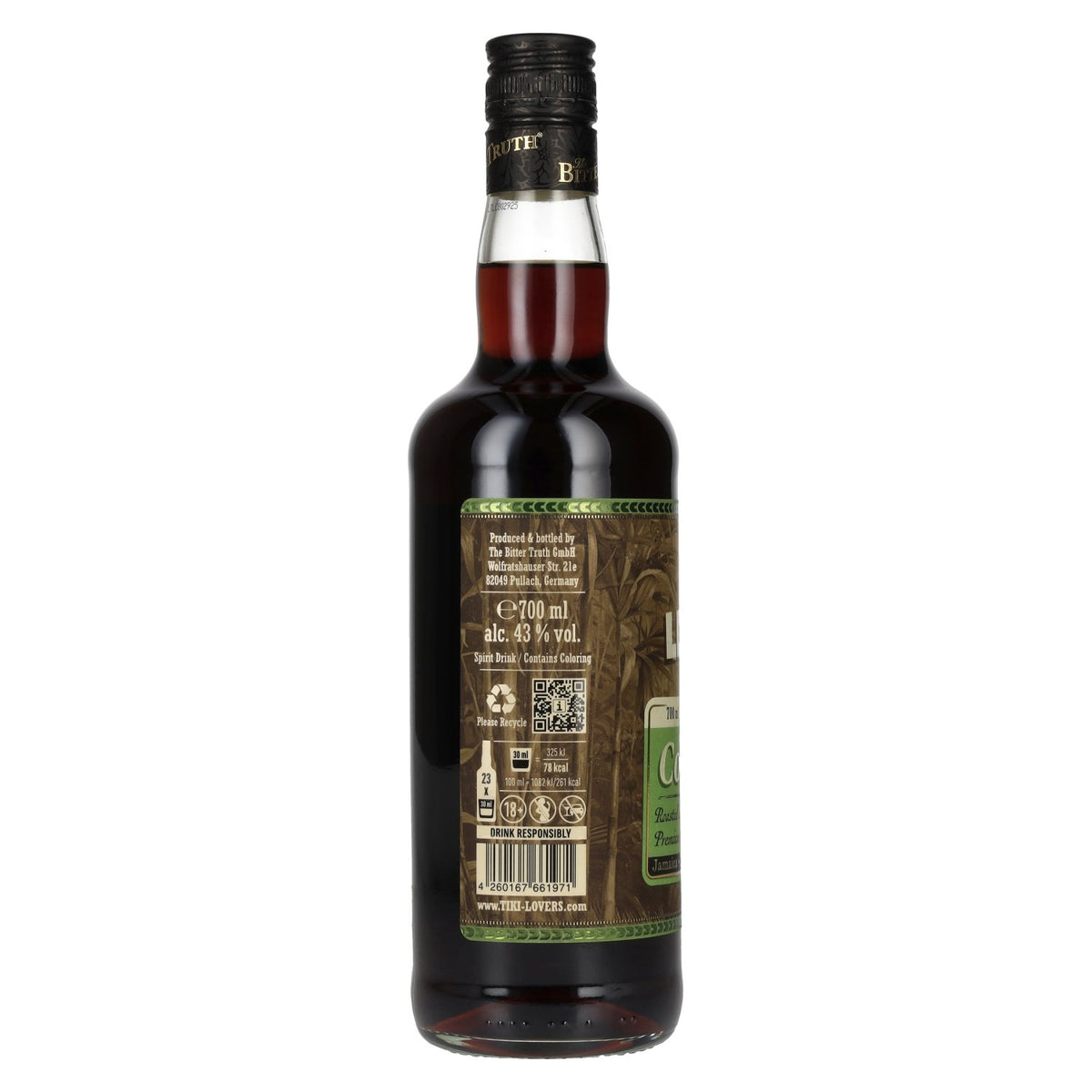 Tiki Lovers Coffee Spirit Drink 43% vol. 0,7l
