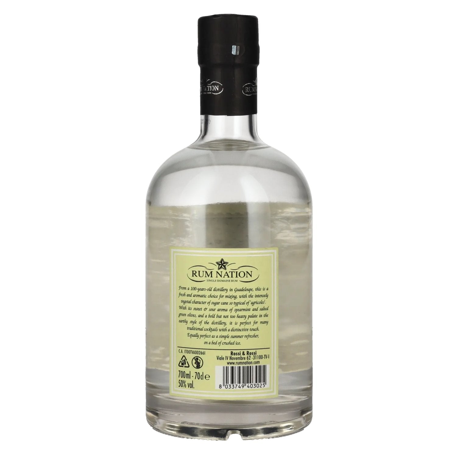 Rum Nation Guadeloupe Rhum Agricole Blanc Limited Edition 2015 50% Vol. 0,7l