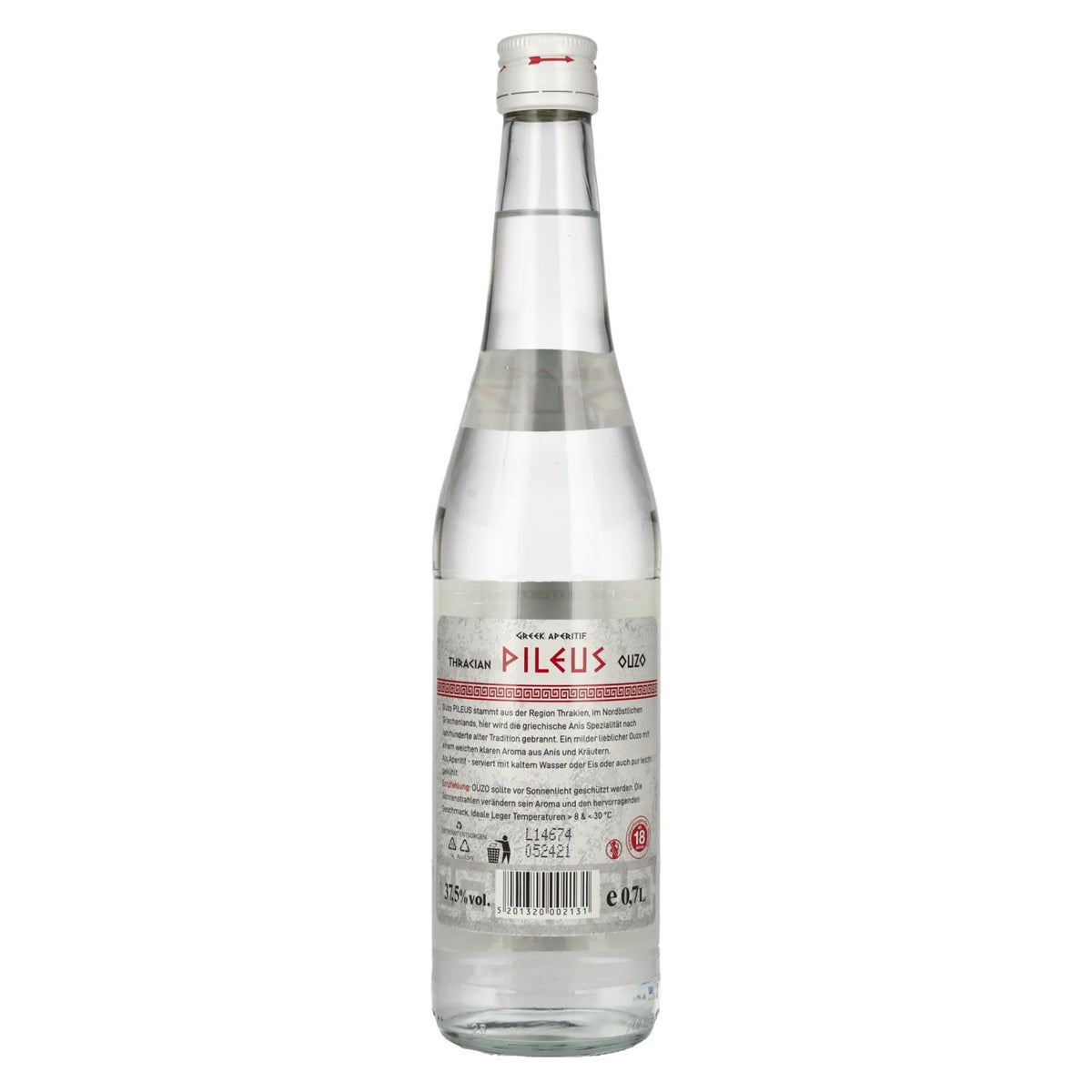 Ouzo Pileus Thracian 37,5% vol. 0,7l
