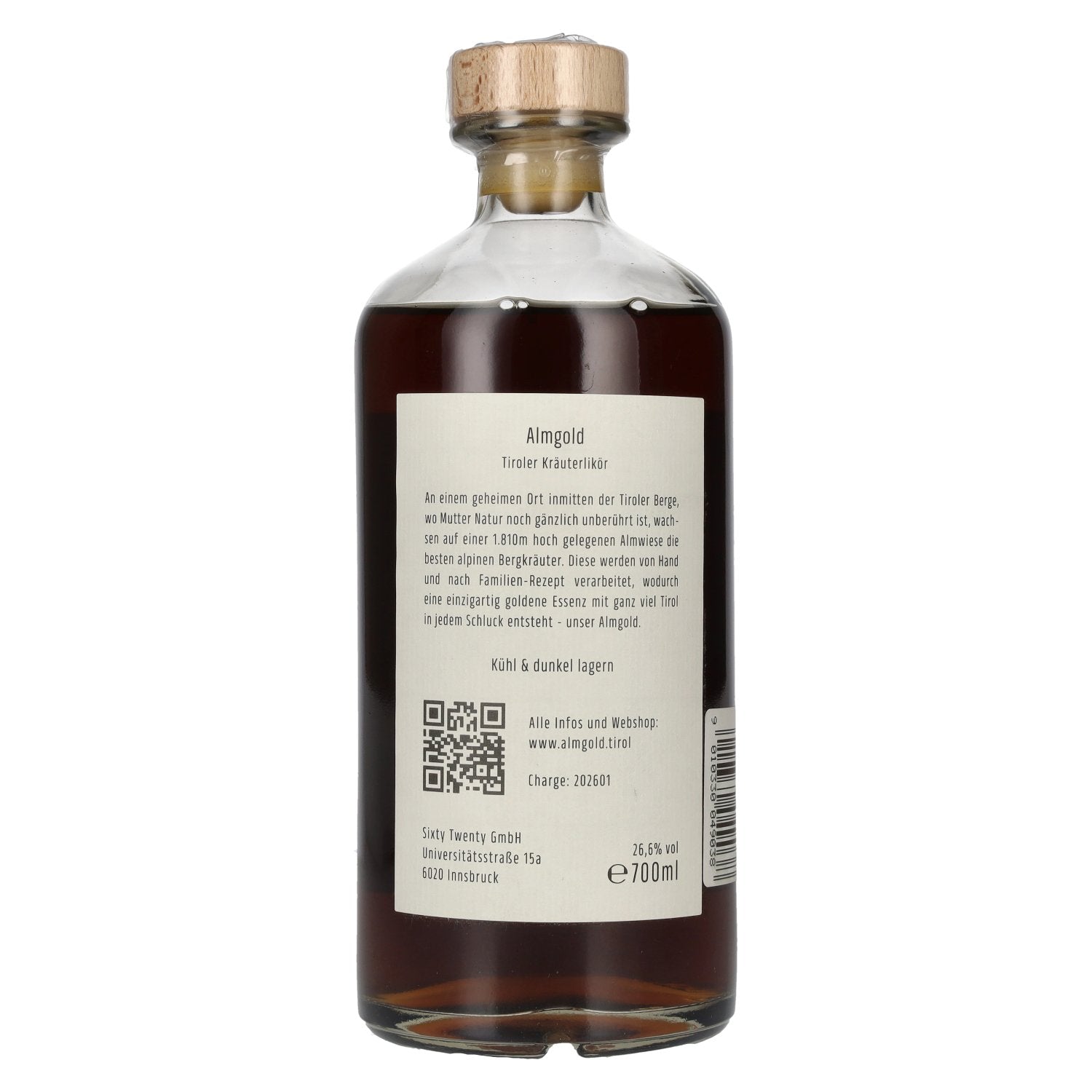 Almgold Alpine herbs liqueur 26.6% vol. 0.7l