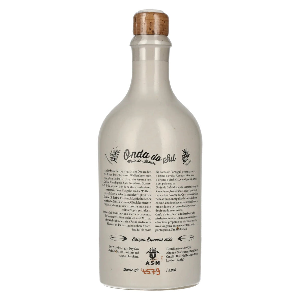 Gin Sul Onda Do Sul Dry Gin Édition spéciale 2023 57 % vol. 0,5 l
