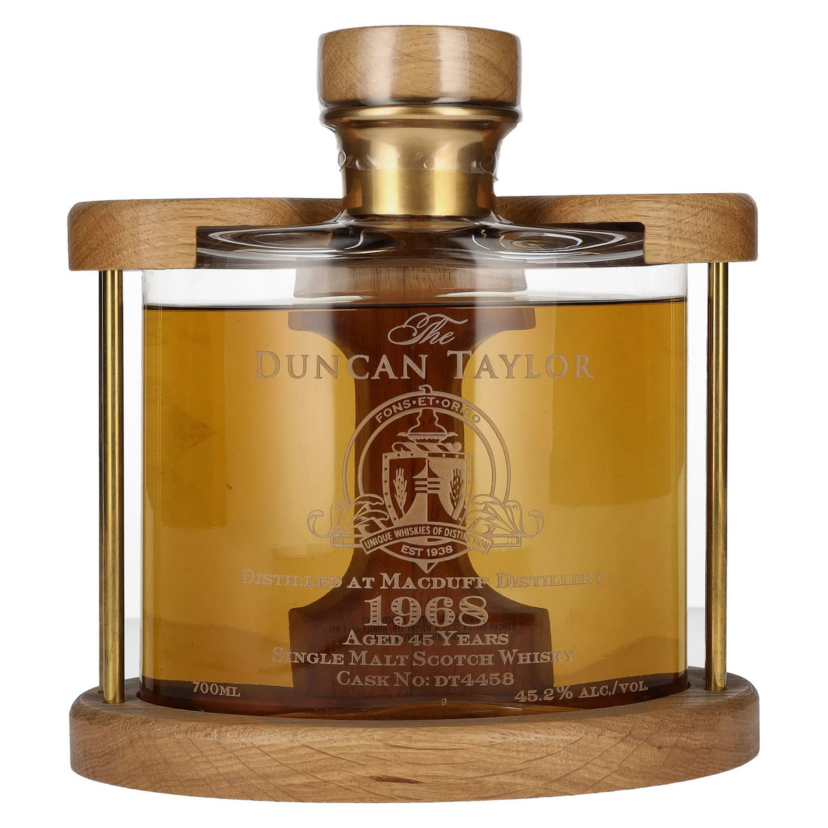Duncan Taylor MACDUFF 45 Years Old Tantalus 1968 45,2% Vol. 0,7l en caisse bois