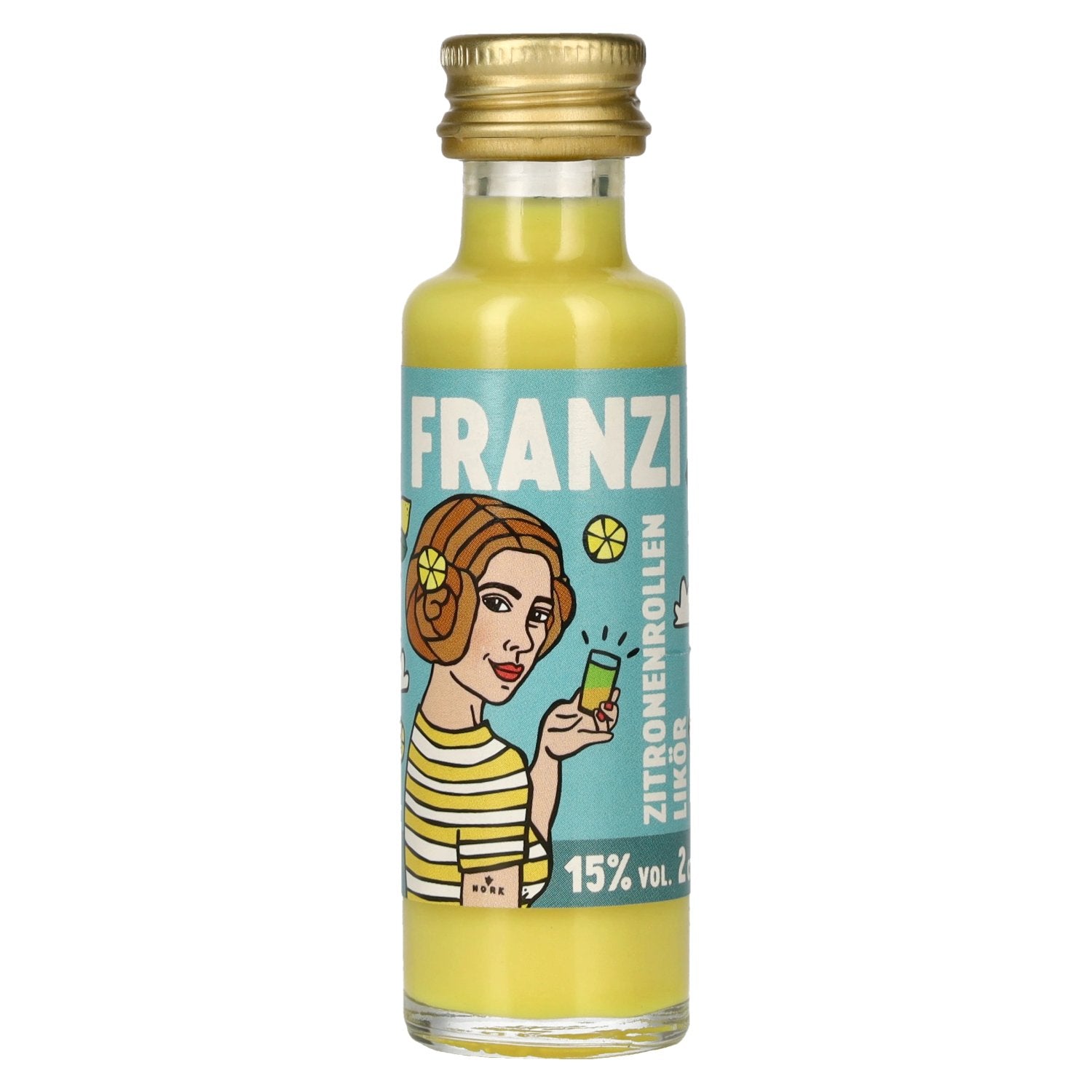 Franzi Lemon Rolls Liqueur 15% Vol. 0,02l