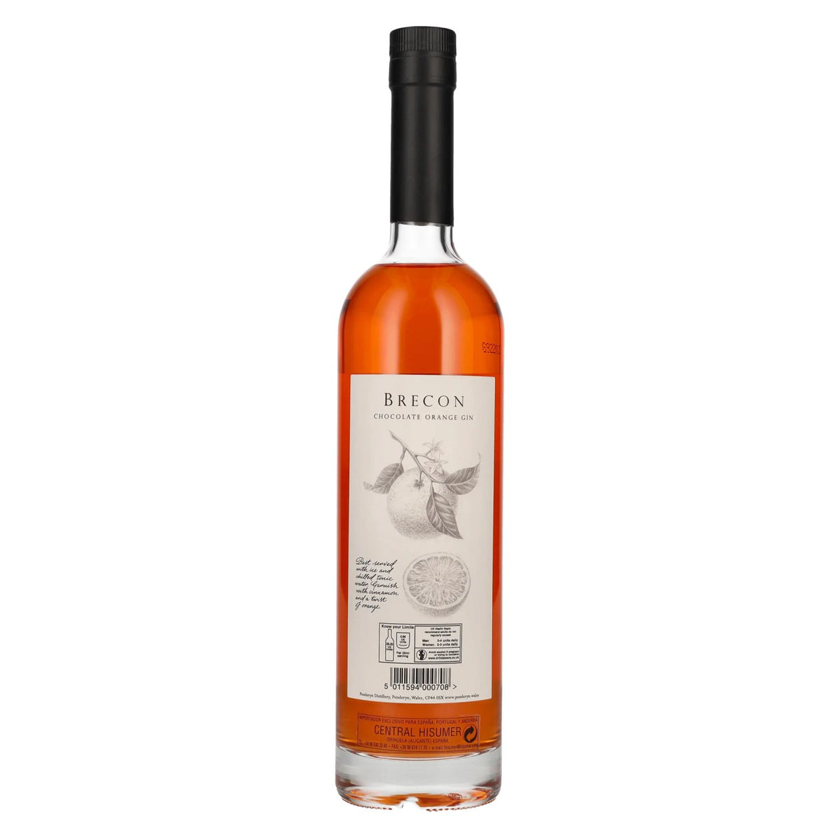 Brecon CHOCOLATE ORANGE Gin 37,5% Vol. 0,7l