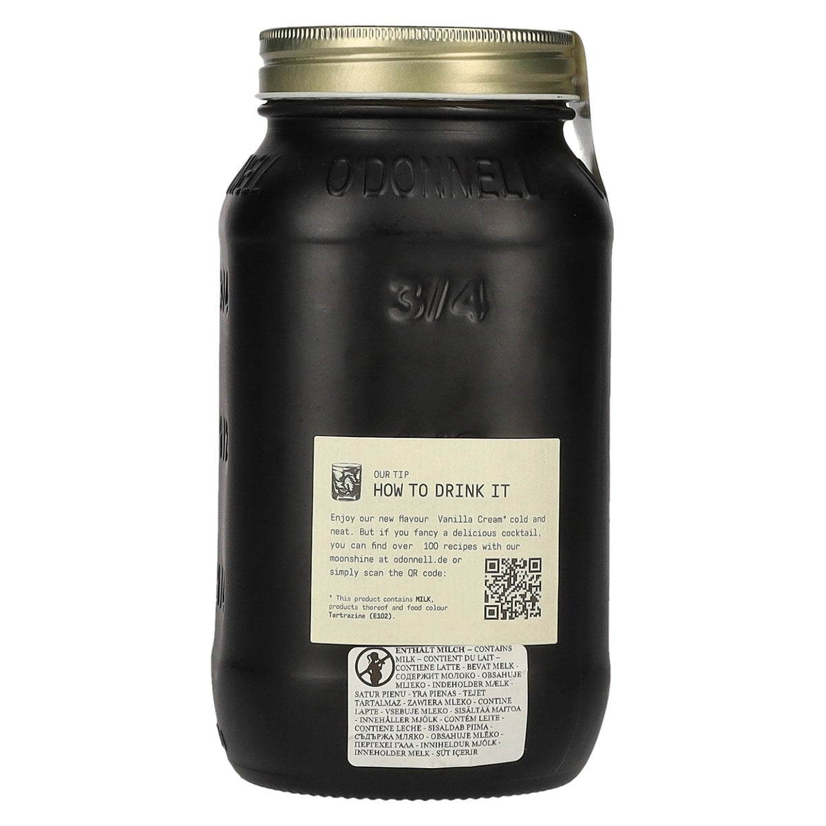 O'Donnell Moonshine VANILLA CREAM Liqueur 17% vol. 0,7l