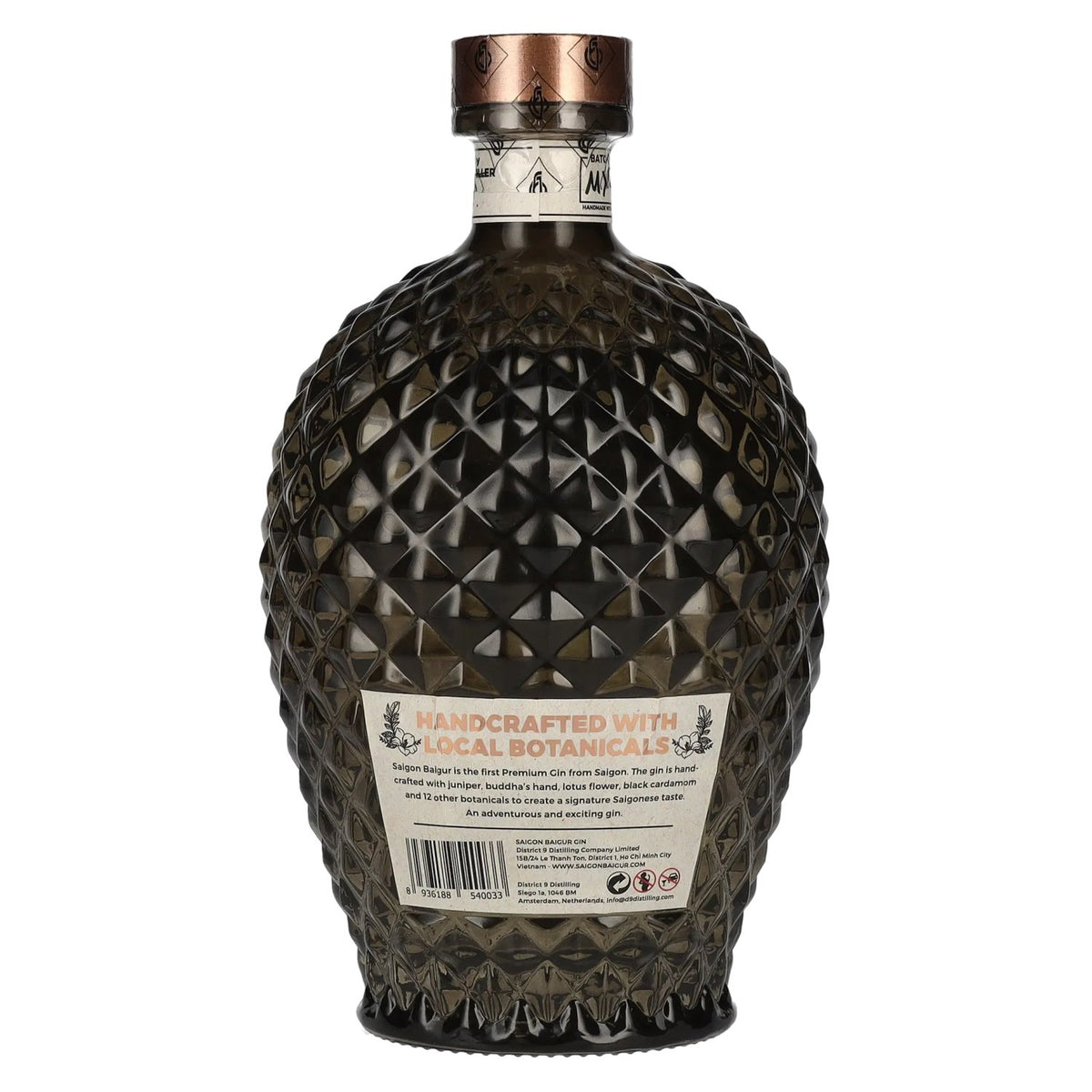 Saigon Baigur Premium Dry Gin 43% Vol. 0,7l