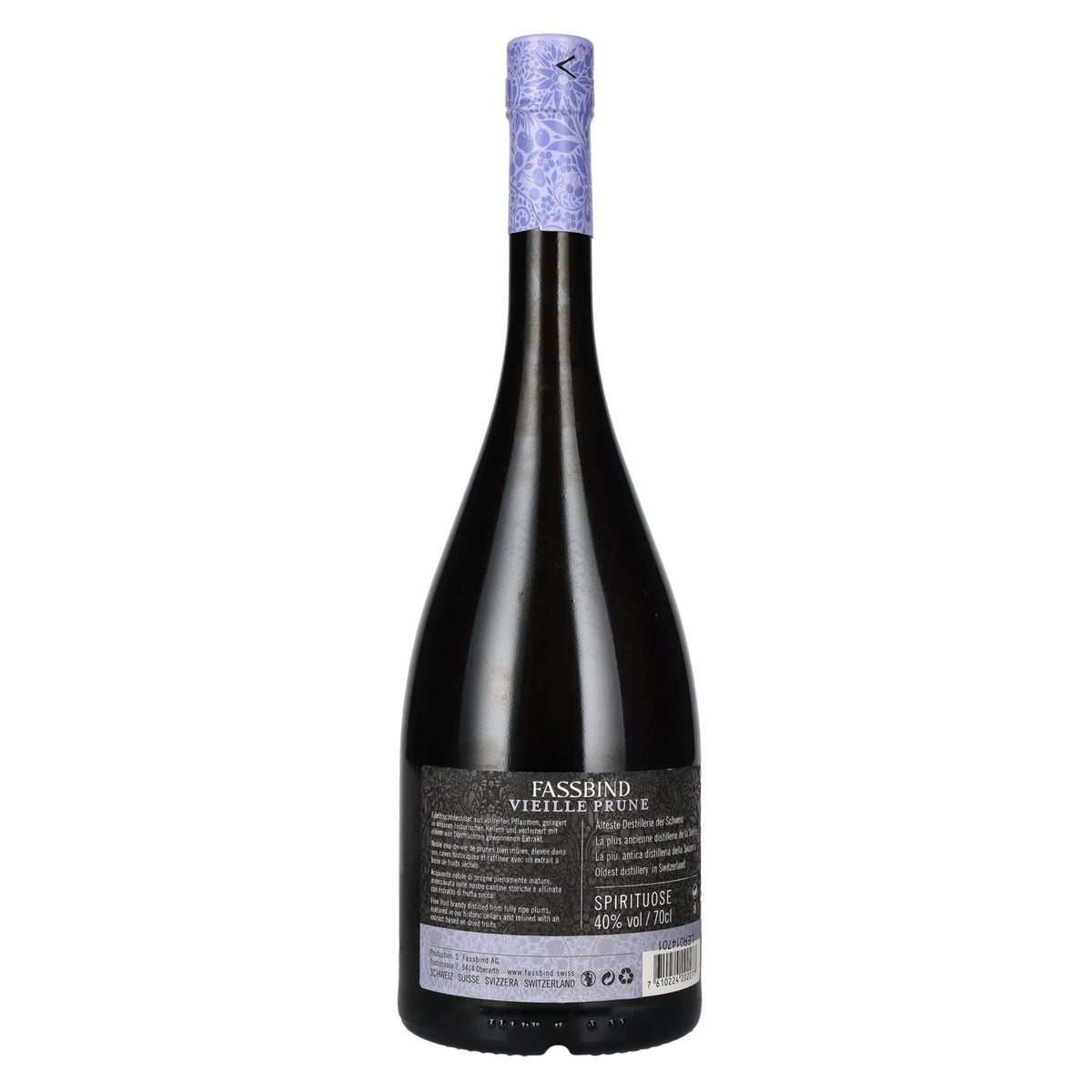 Fassbind Les Vieilles Barriques VIEILLE PRUNE 40% Vol. 0,7l